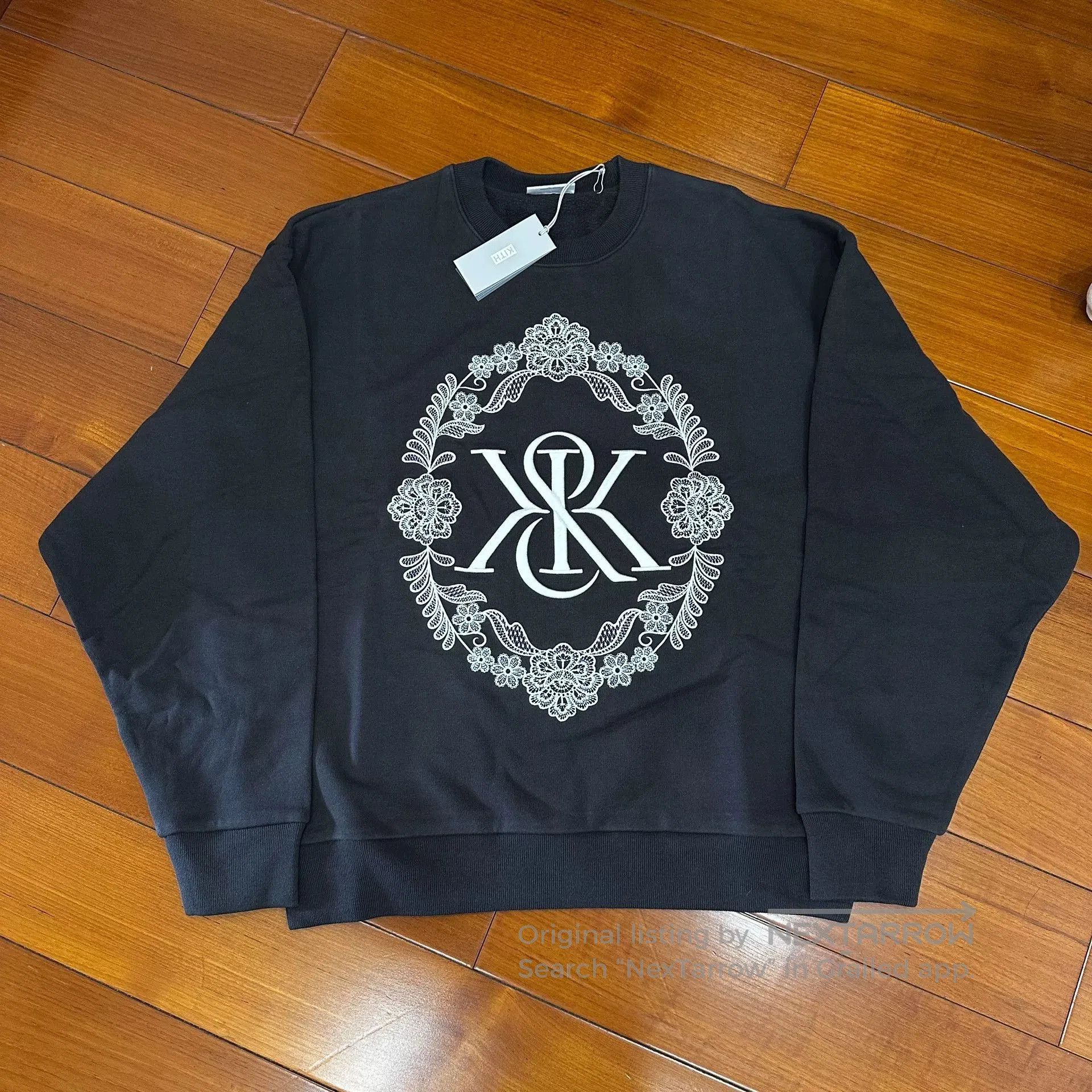 Kith KITH Fall 2024 Floral Lace Sweatshirt. Size S / US 4 / IT 40 - 1 Thumbnail