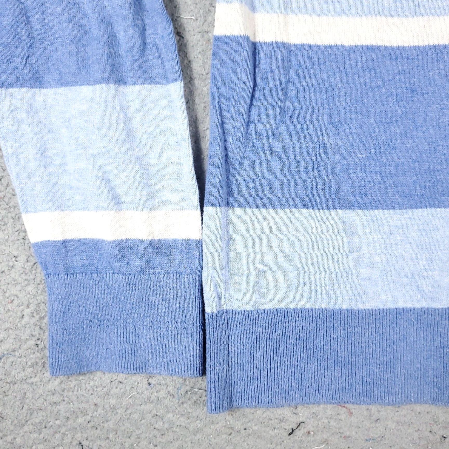 Tommy Hilfiger Tommy Hilfiger Sweater Womens Medium Blue Striped Pullover Crew Neck Sweatshirt Size M / US 6-8 / IT 42-44 - 3 Thumbnail