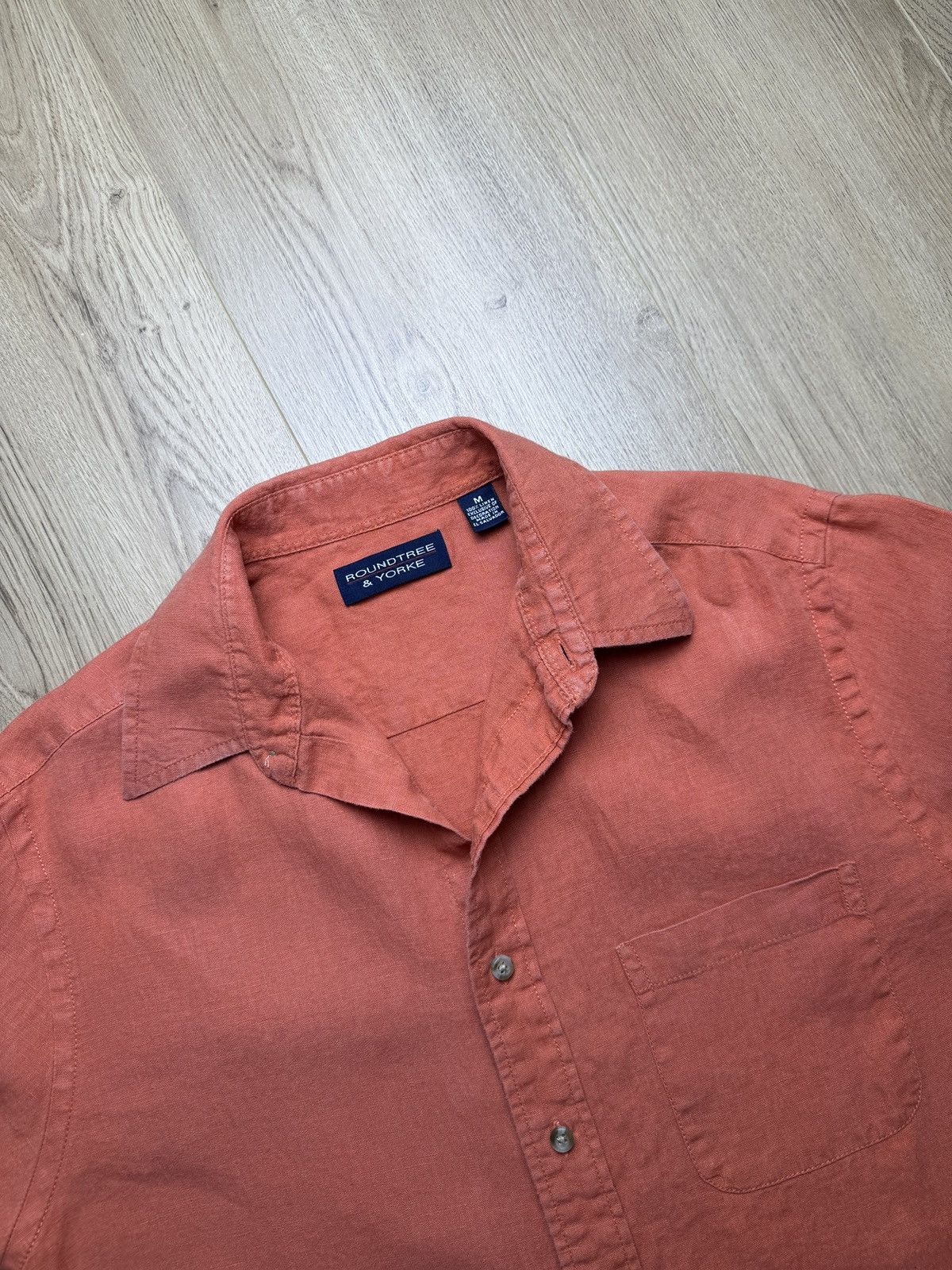 Roundtree & Yorke Roundtree&Yorke men’s linen shirt M size Size US M / EU 48-50 / 2 - 12 Thumbnail