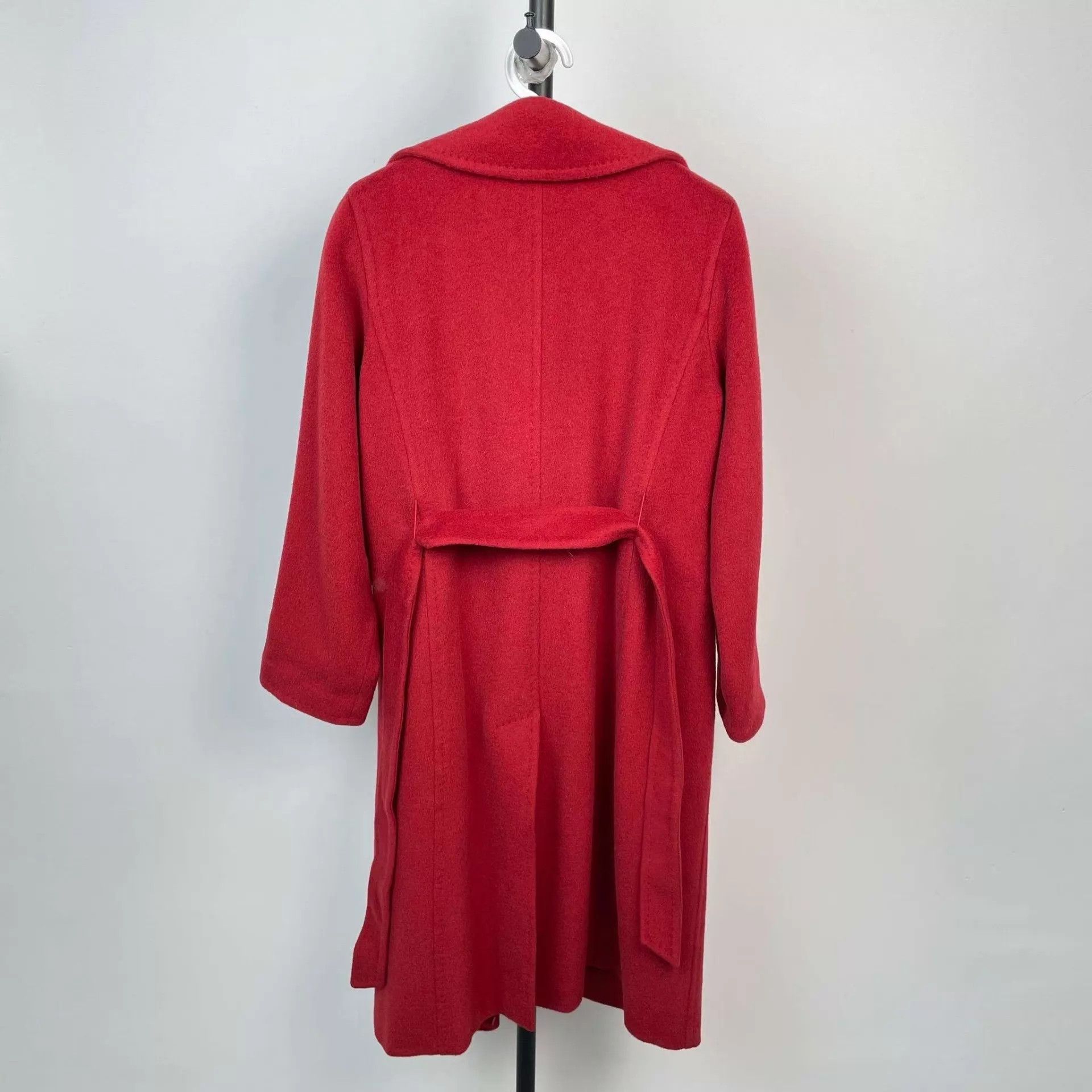 Max Mara MaxMara long red cashmere coat Size XS / US 0-2 / IT 36-38 - 2 Thumbnail