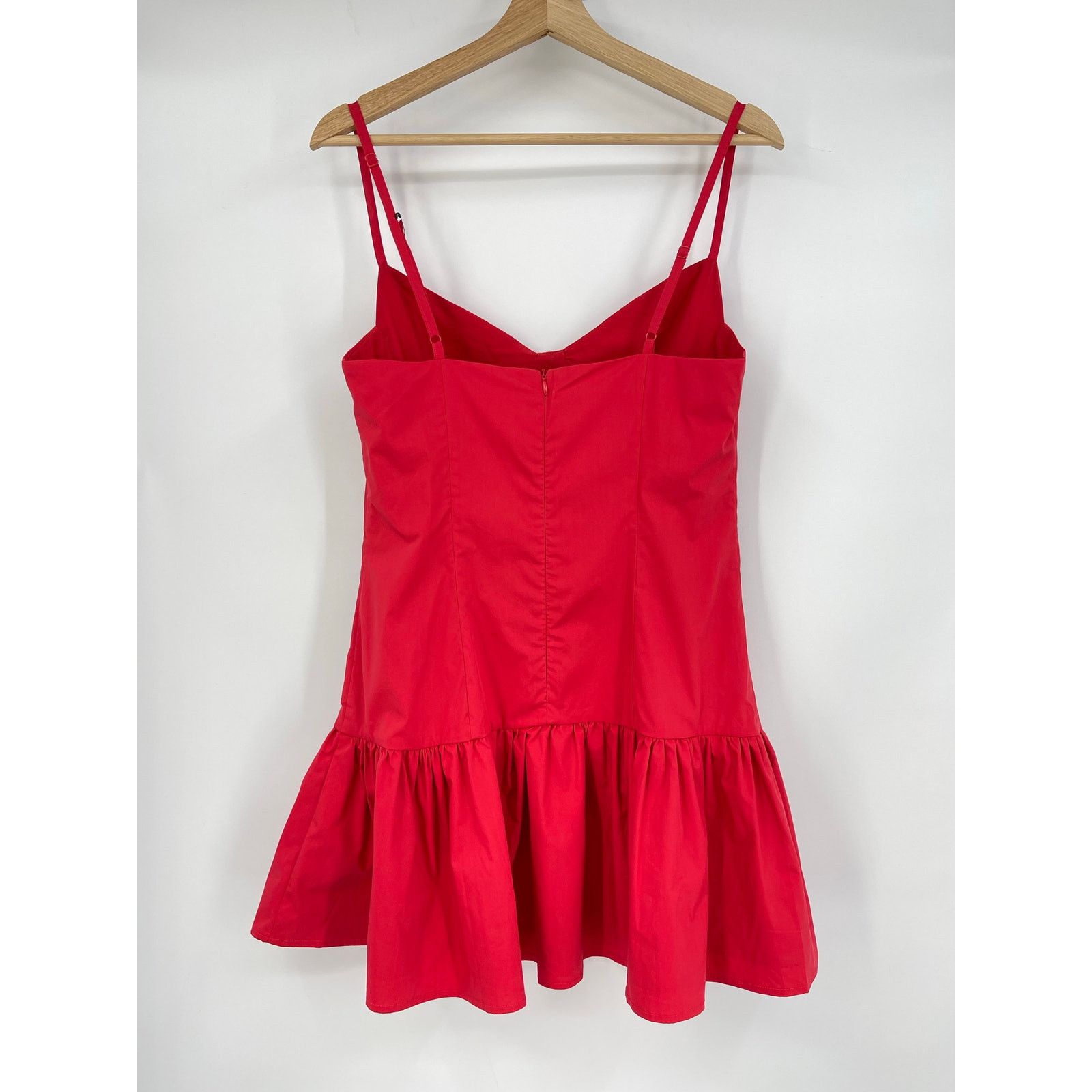 REVOLVE MORE TO COME | Sama Dress in Red Poplin Fit & Flare Mini M Size M / US 6-8 / IT 42-44 - 3 Thumbnail