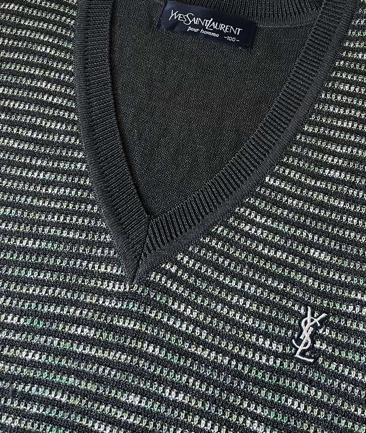 Yves Saint Laurent Vintage ysl knitted sweater vest Size US S / EU 44-46 / 1 - 3 Thumbnail