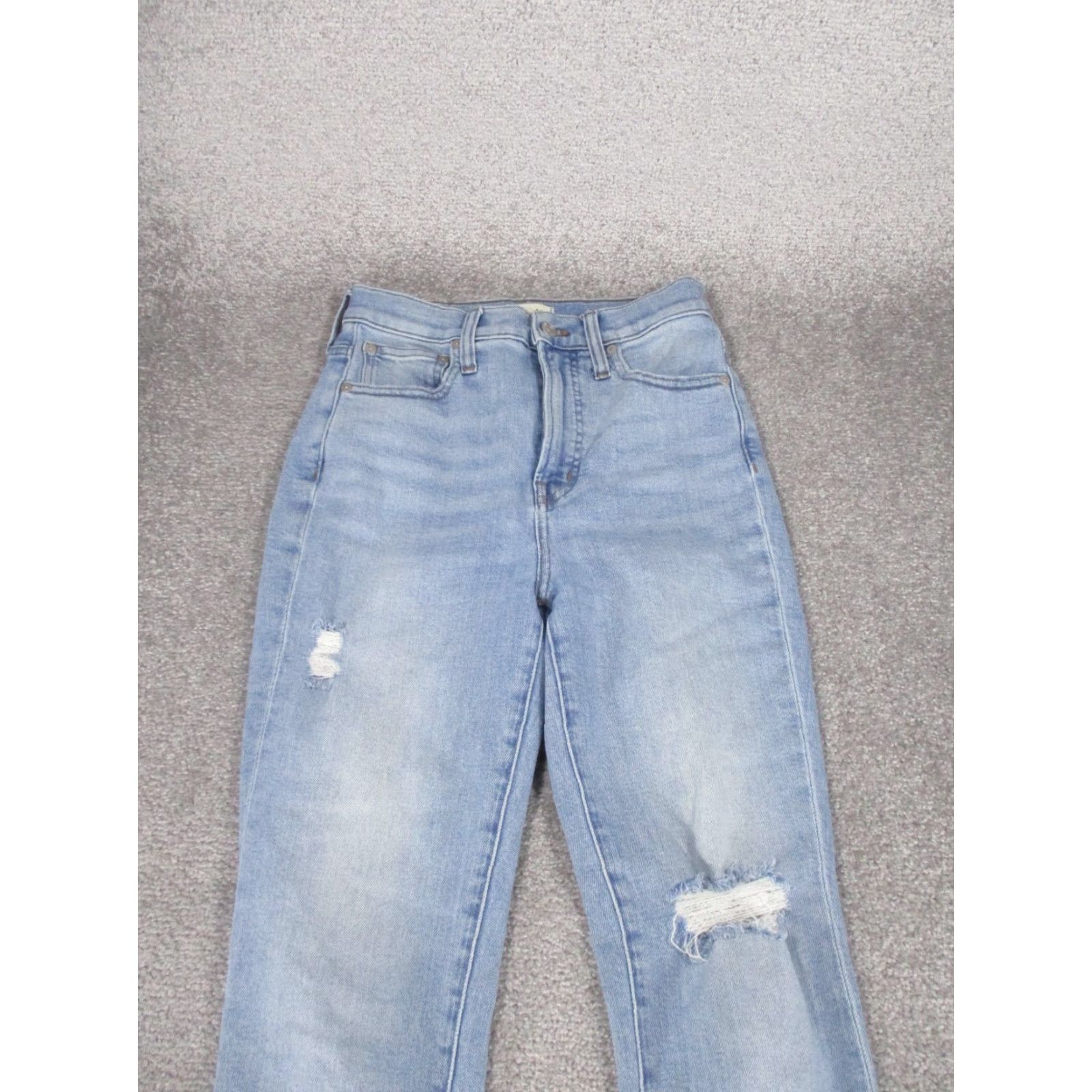 Madewell VINTAGE Madewell Jeans Women's 24 High Rise Light Wash Denim Tapered 90s Blues Women's Size 42" / US 20 - 4 Thumbnail