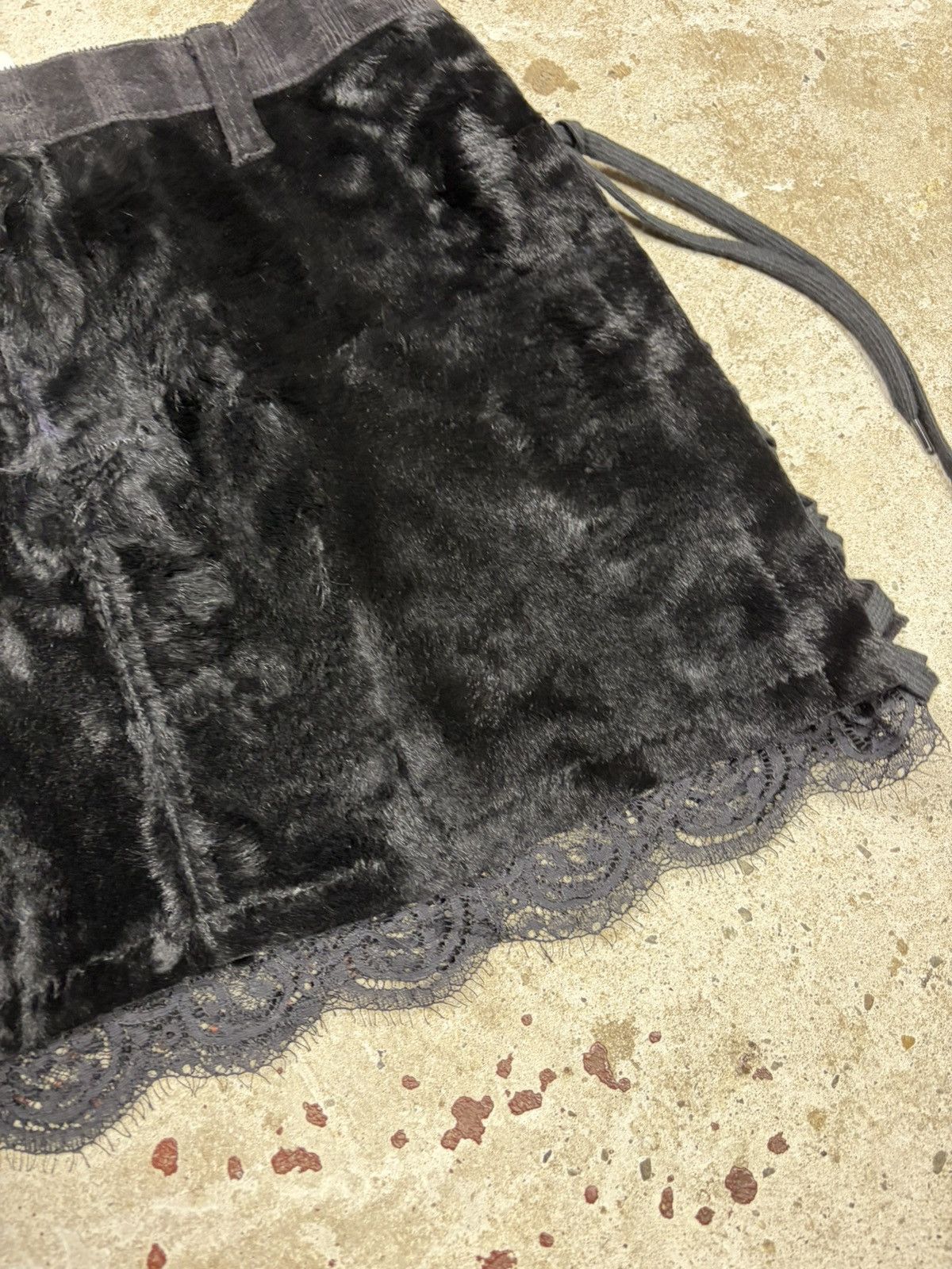 Dolce & Gabbana Vintage Dolce & Gabbana Fur Lace Up Mini Skirt Corset Size 27" / US 4 / IT 40 - 4 Thumbnail