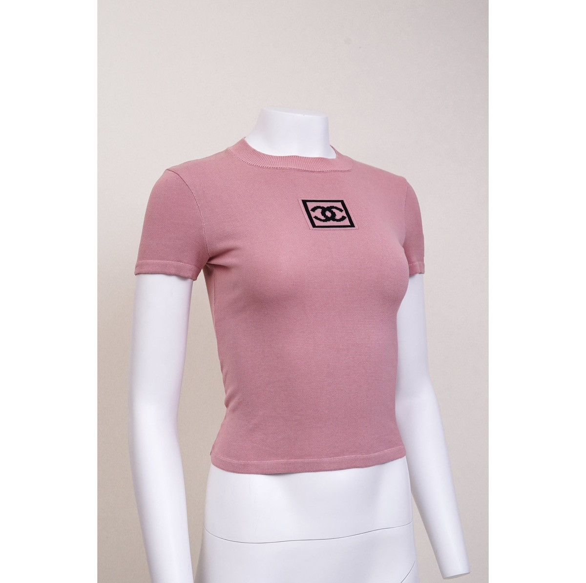 Chanel Chanel CC Logo Knit Pink Top Size M / US 6-8 / IT 42-44 - 3 Thumbnail