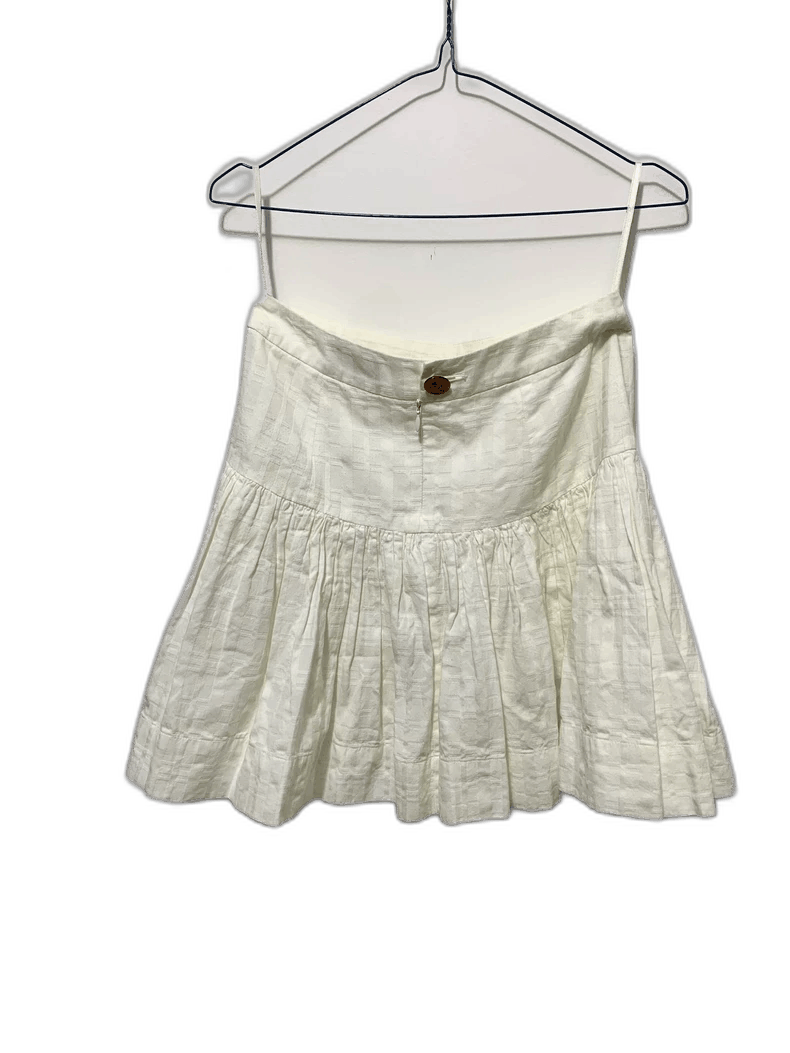 Vivienne Westwood Vivienne Westwood White Plaid Mini Skirt - dmc Size 26" / US 2 / IT 38 - 1 Thumbnail