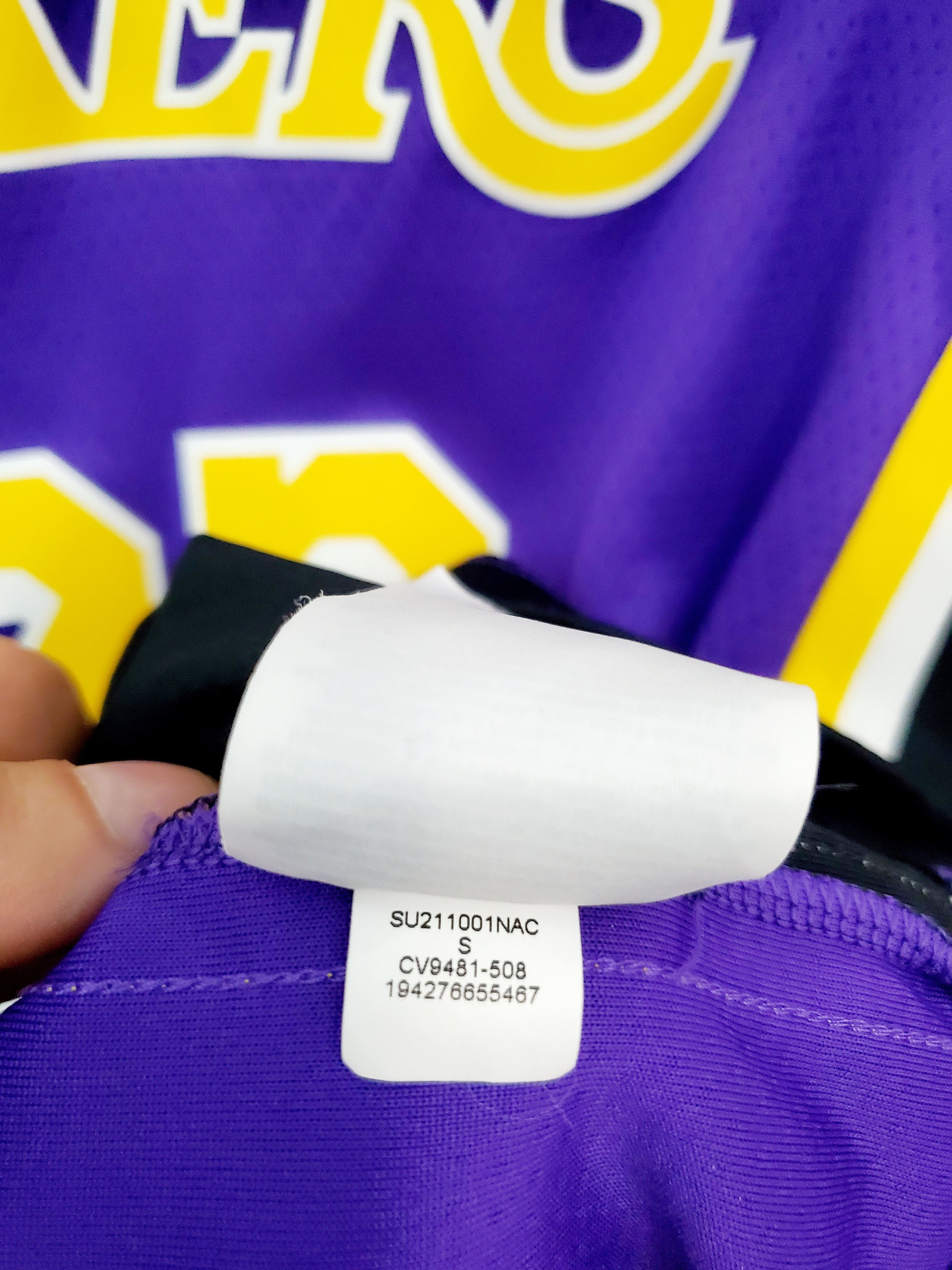 Jordan Brand × NBA Nike Los Angeles Lakers LeBron James jersey new condition S Size US S / EU 44-46 / 1 - 7 Thumbnail