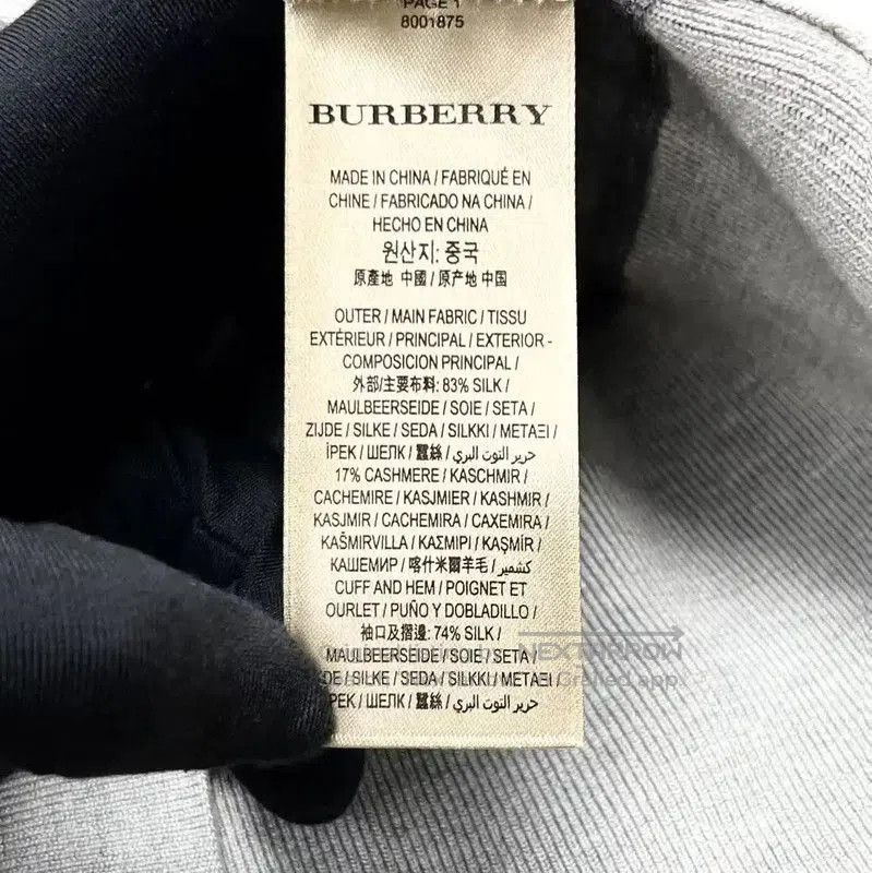 Burberry Burberry Grey Silk Blend Hoodie for Women. Size M / US 6-8 / IT 42-44 - 5 Thumbnail