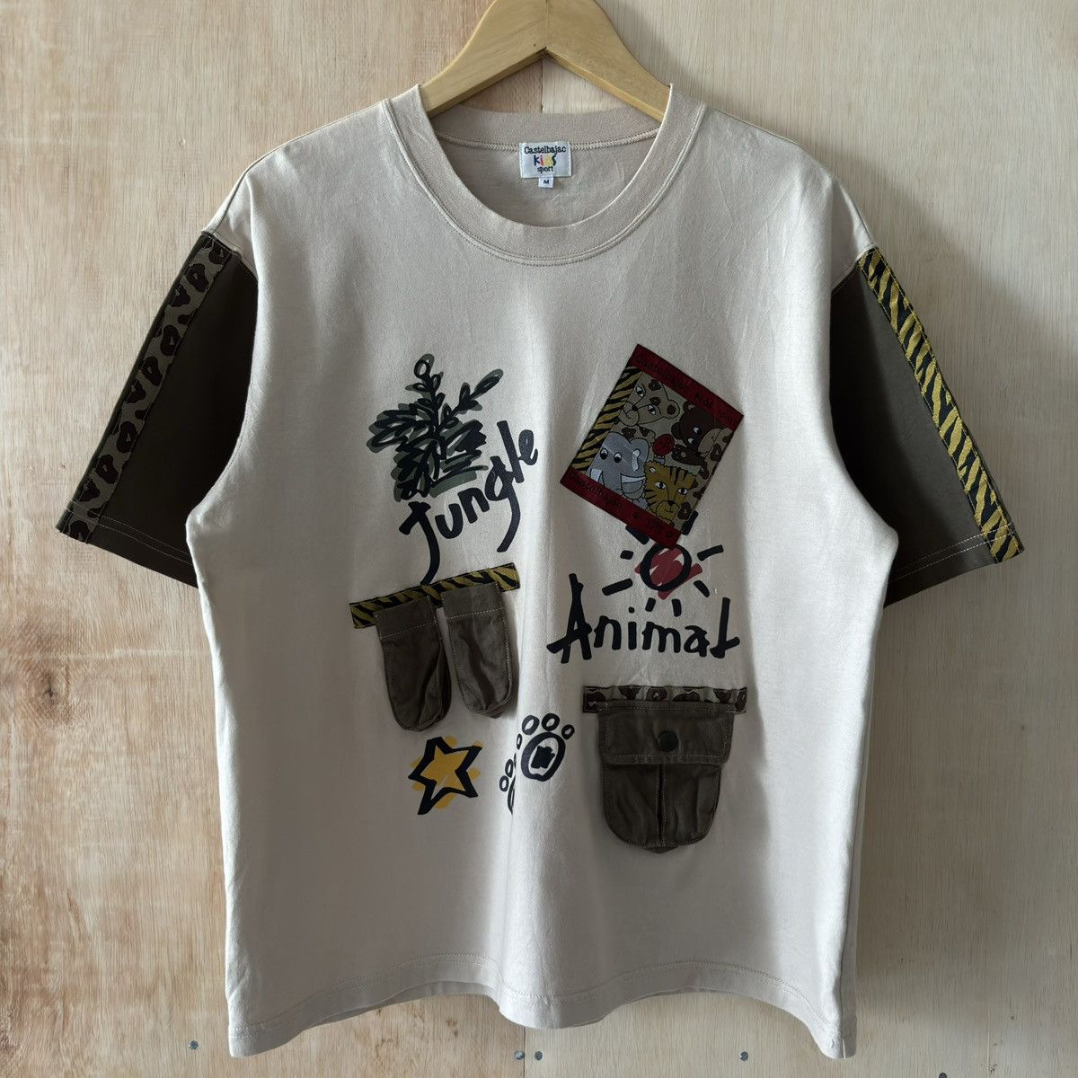 Jean Charles De Castelbajac Vintage Castelbajac Kids Sport Jungle Animal Tee Size US M / EU 48-50 / 2 - 1 Thumbnail