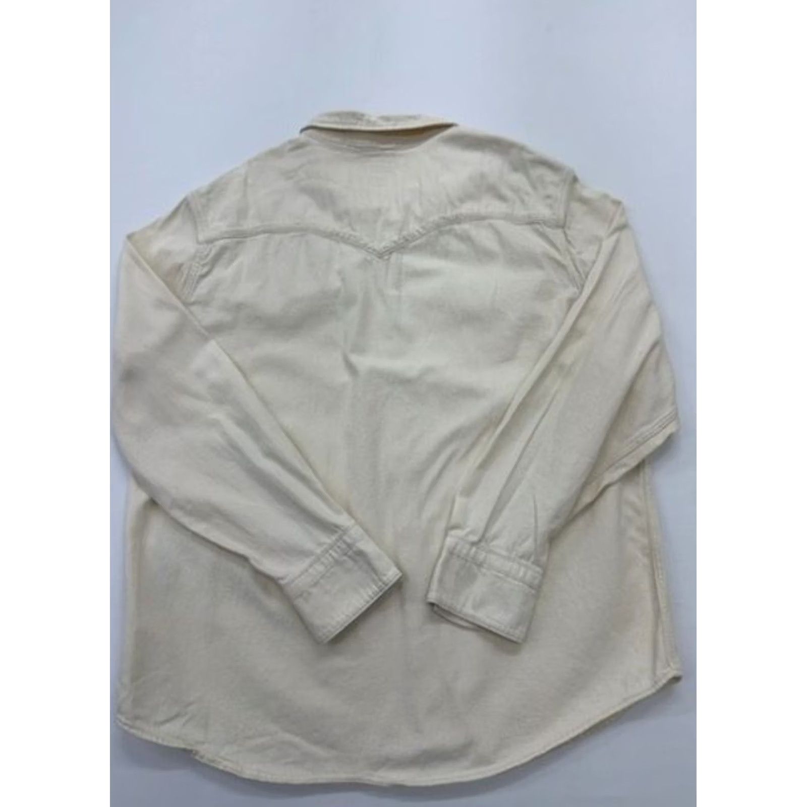 Levi's Levi's Boys Western Natural Denim Shirt XL Snap Button Front Size US XL / EU 56 / 4 - 2 Thumbnail