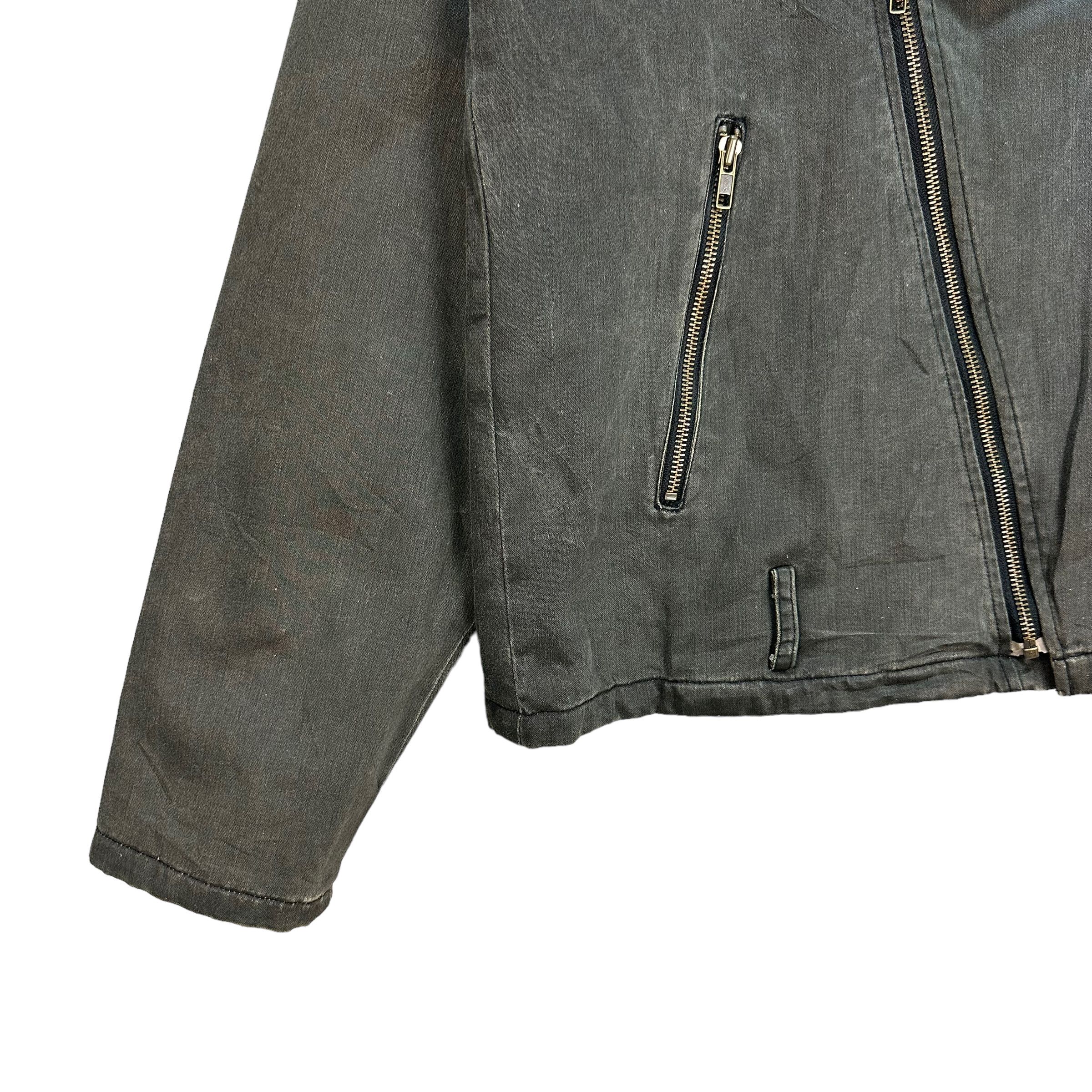 Japanese Brand DRILL GARMEN WORKS DOUBLE COLLAR JACKET #7805-177 Size US L / EU 52-54 / 3 - 4 Thumbnail