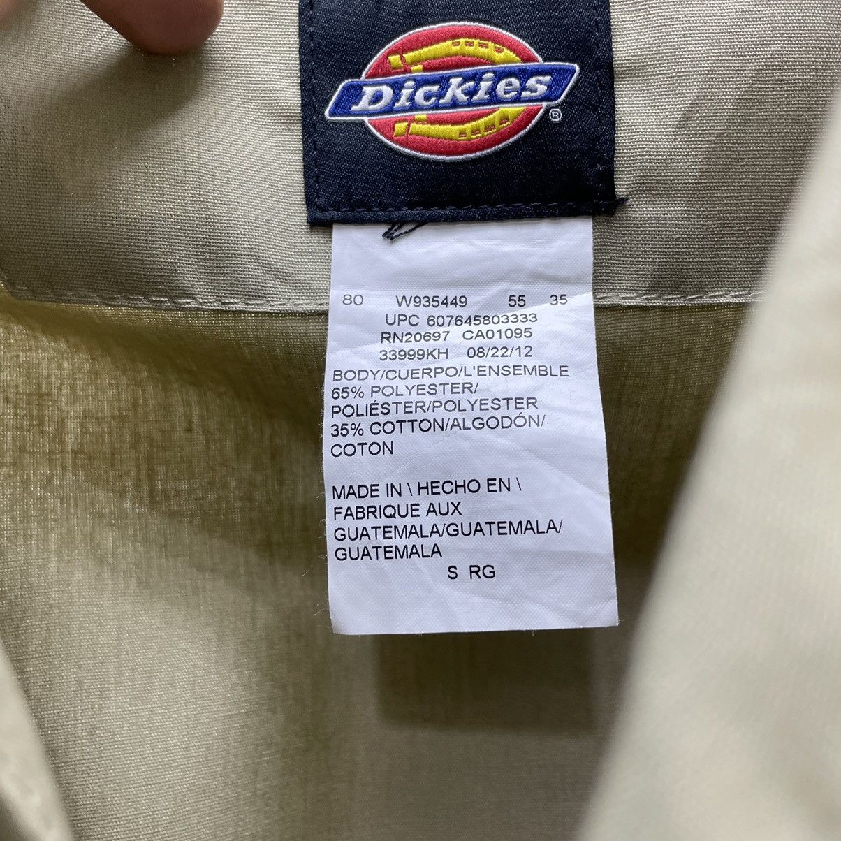 Dickies 🔥Dickies men's short sleeve coverall Jacket Size US 34 / EU 50 - 8 Thumbnail