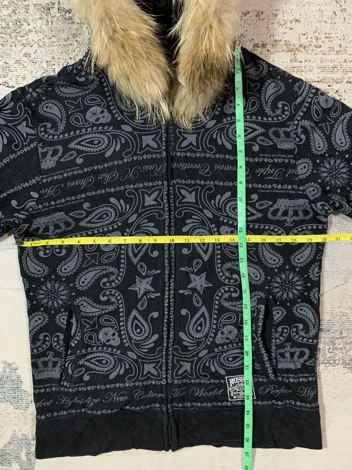 If Six Was Nine × Japanese Brand × Le Grande Bleu (L.G.B.) Japanese Undefined Zip Fur Hoodie Ifsixwasnine Lgb Style Size US L / EU 52-54 / 3 - 7 Thumbnail