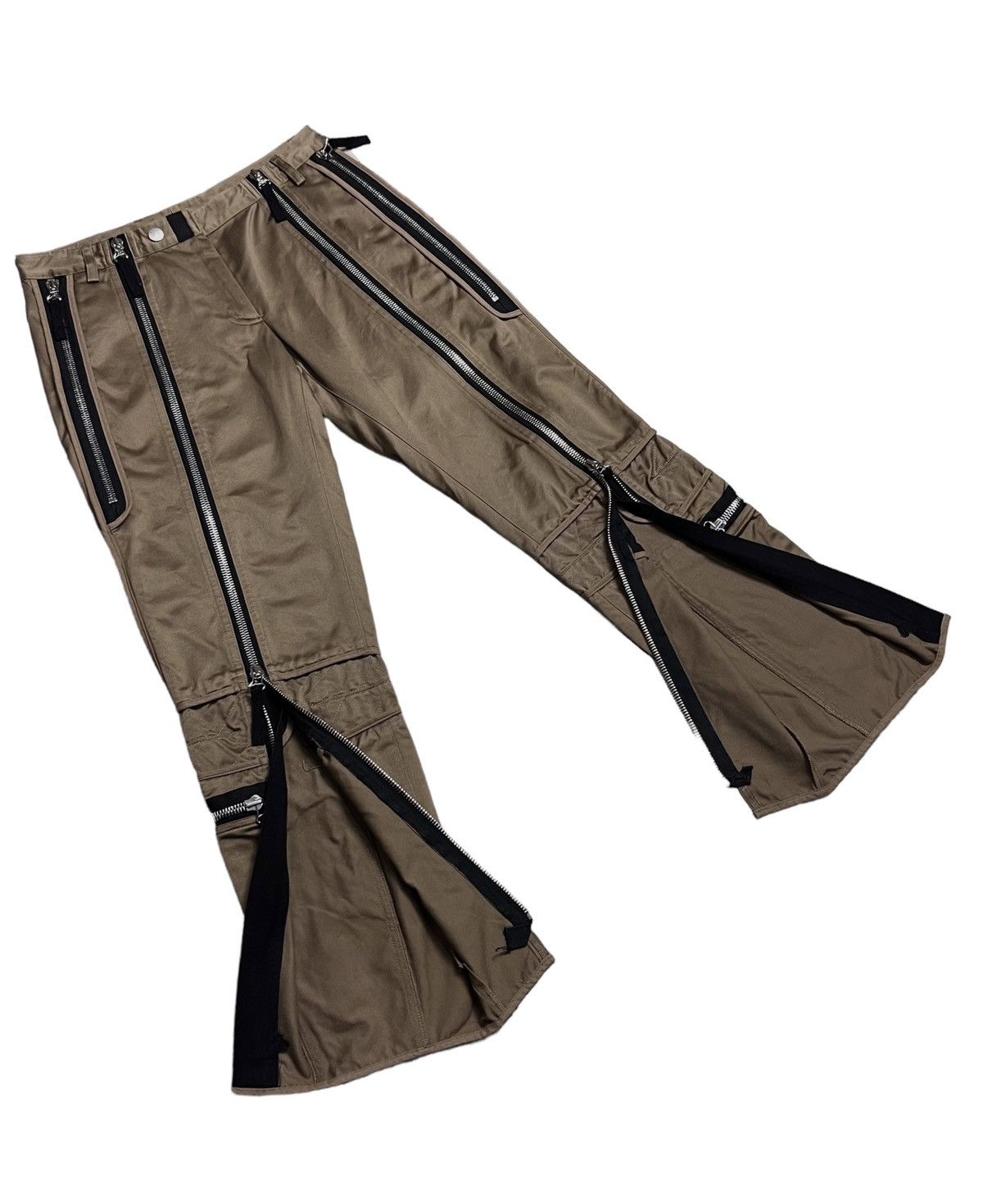 Dries Van Noten Dries Van Noten Multi-Zip Cotton Pants - Rare Archive Size US 28 / EU 44 - 17 Thumbnail