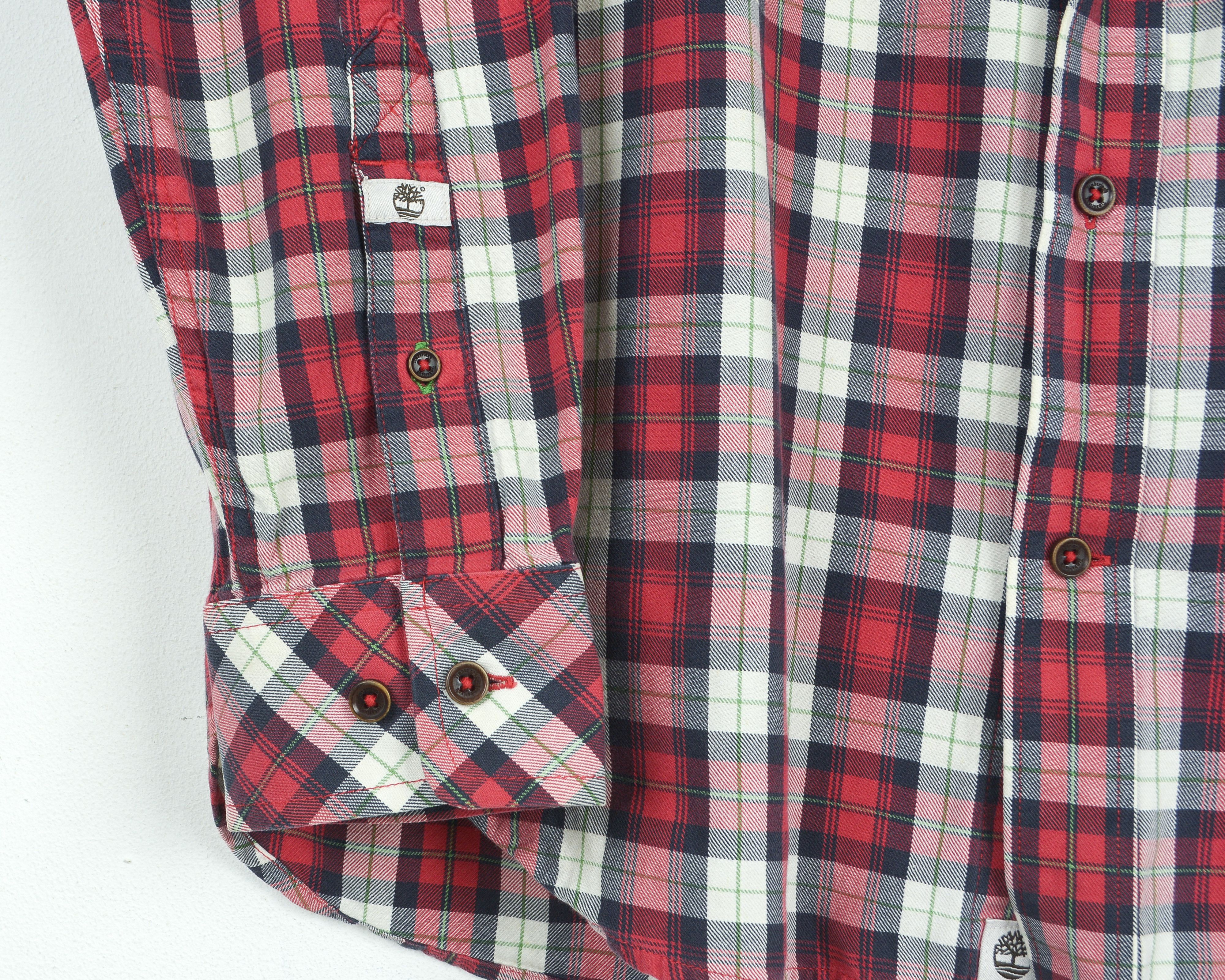 Timberland Earthkeepers M Slim Fit Shirt Check Plaid Button Up Top Size US M / EU 48-50 / 2 - 4 Thumbnail