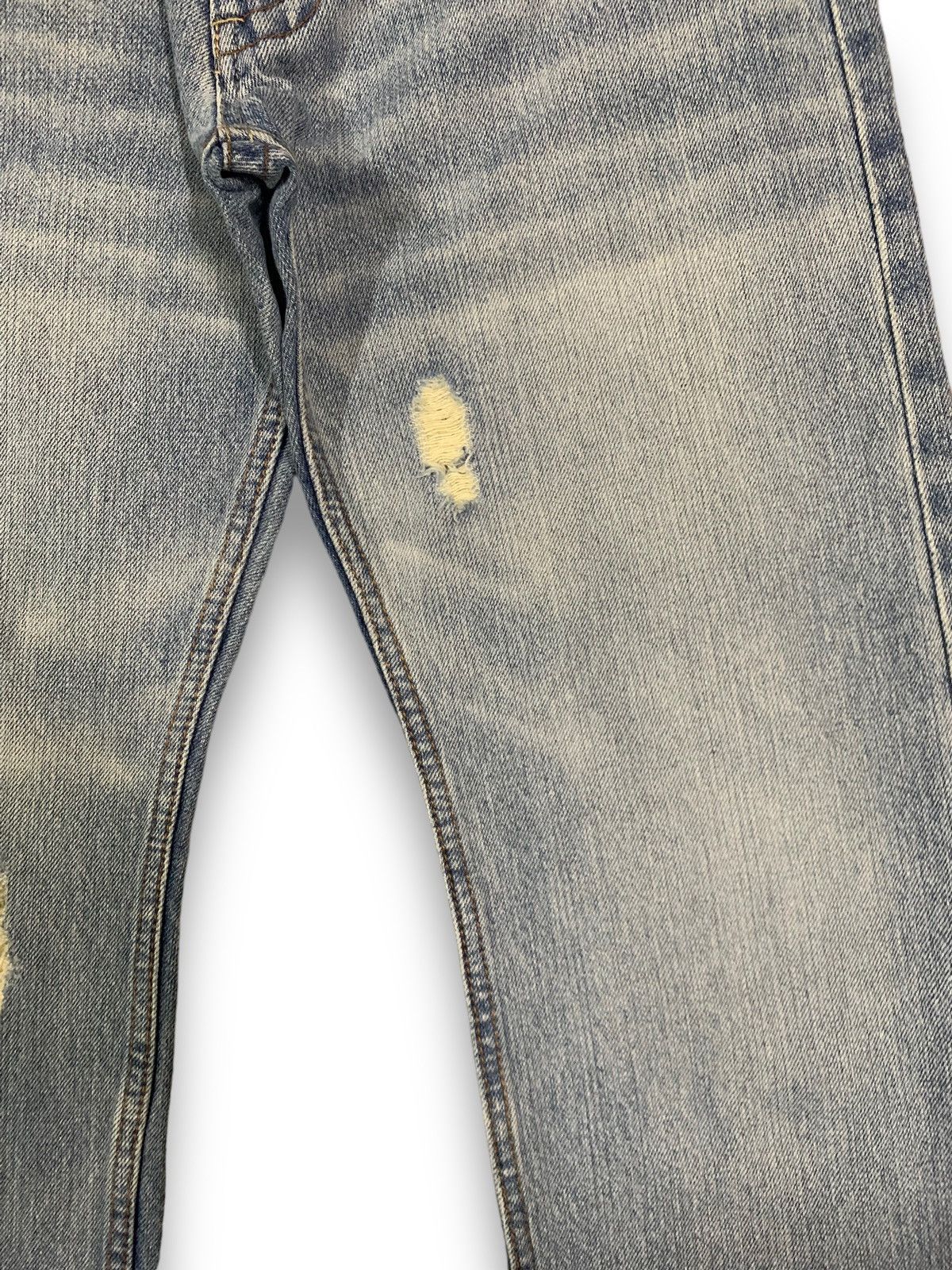 Beauty Beast Vintage Japanese Brand Straight Leg Distressed Grunge Jeans Size US 31 - 7 Thumbnail