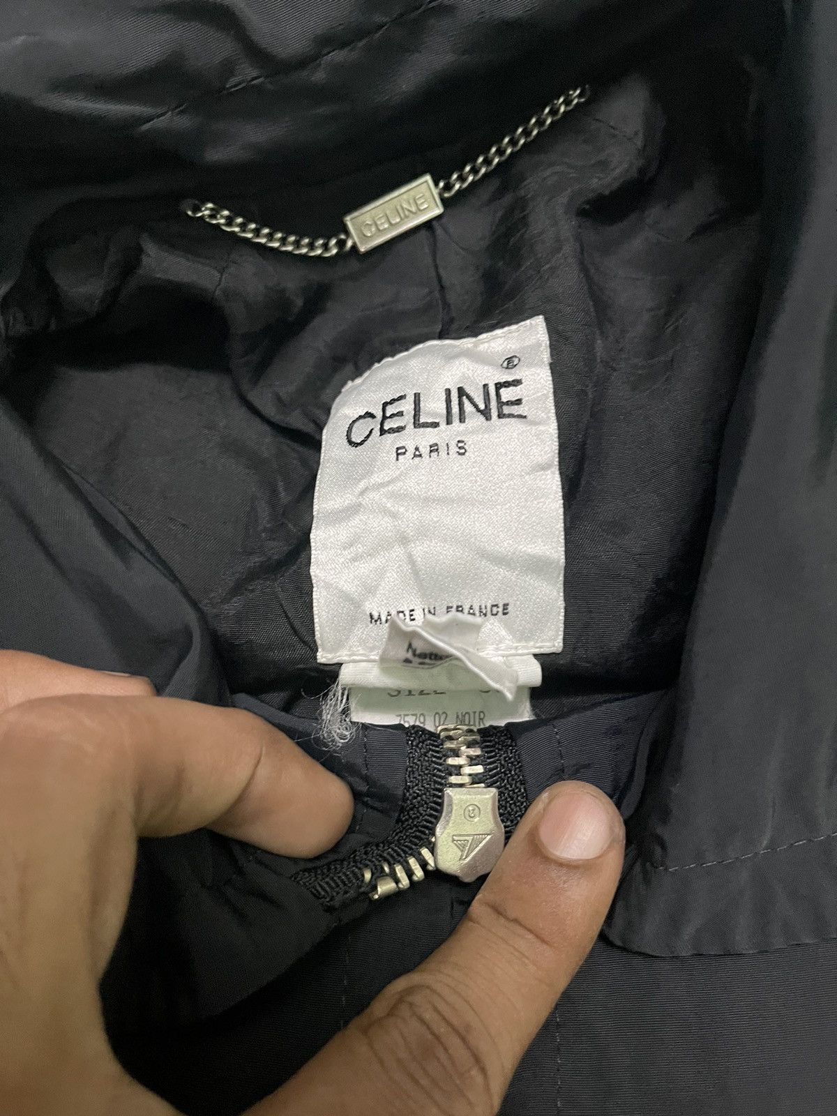 Celine 90s CELINE PARIS ZIPPER JACKET MADE IN FRANCE Size US L / EU 52-54 / 3 - 17 Thumbnail
