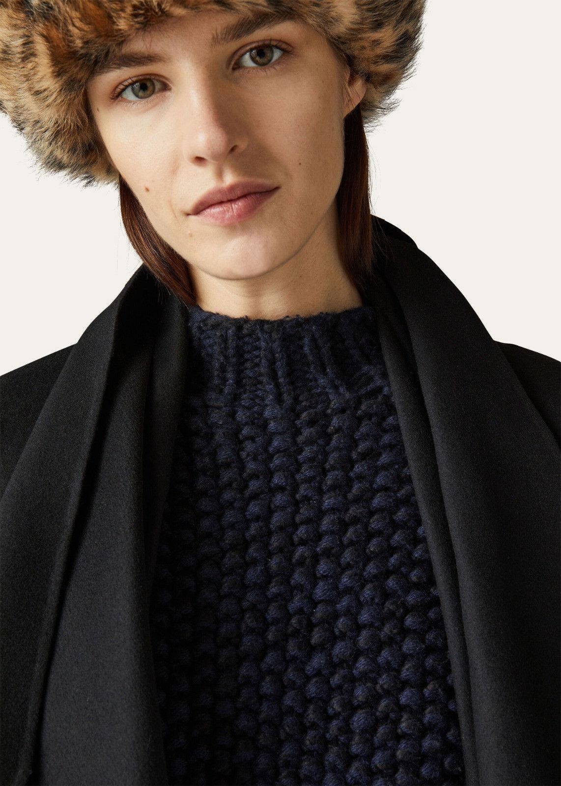 Loro Piana o1srvl11e0824 Chimbote Mock-Neck Sweater in Navy Blue Size XL / US 12-14 / IT 48-50 - 5 Thumbnail