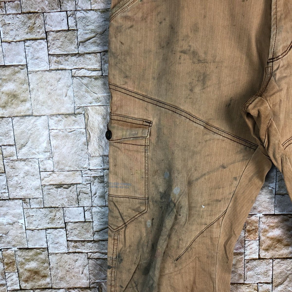 Japanese Brand Japanese Brand Brown Cargo Multipocket Pants #A624 Size US 32 / EU 48 - 10 Thumbnail