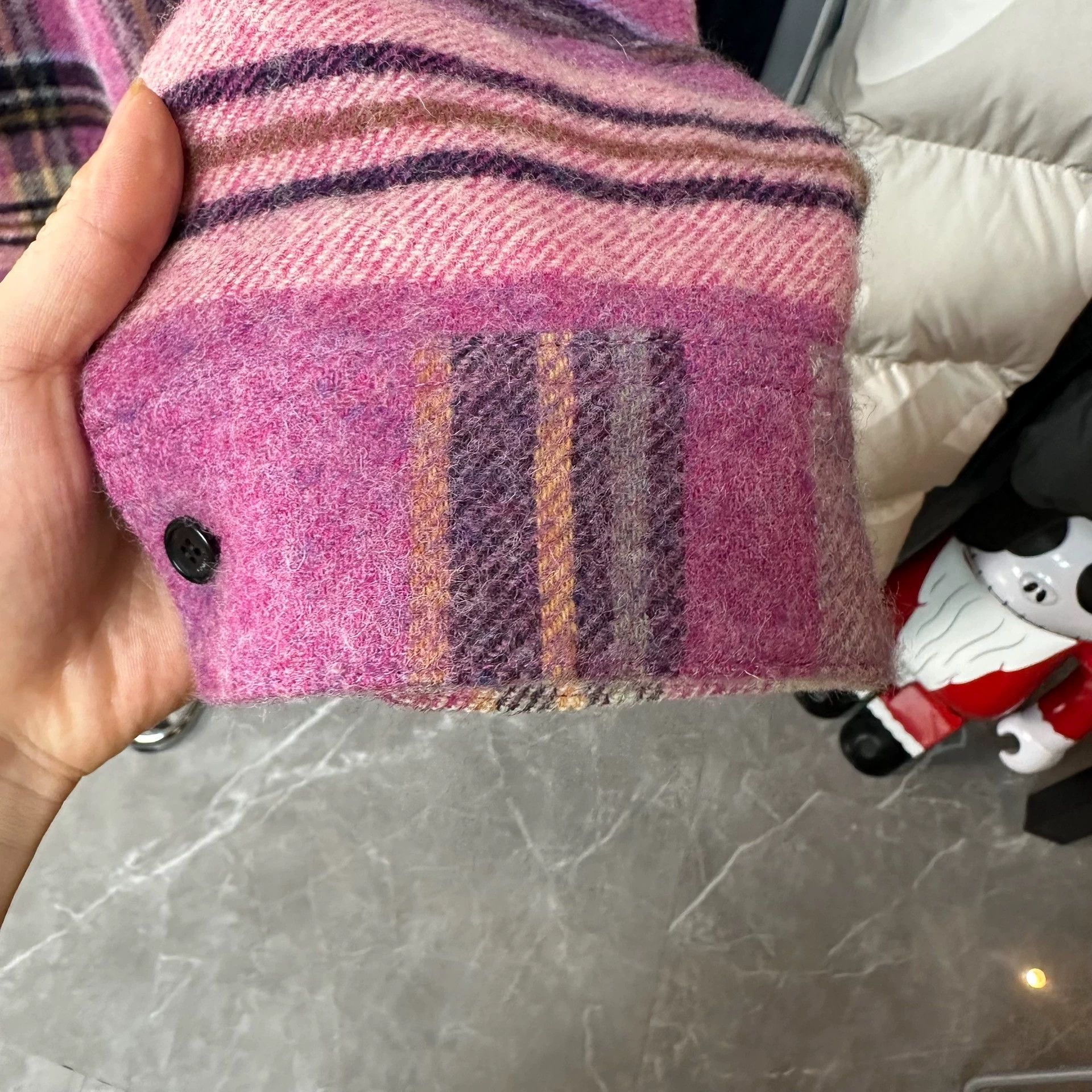 WE11DONE WE11DONE OVERSIZE CHECK LS SHIRT PINK S Size S / US 4 / IT 40 - 7 Thumbnail