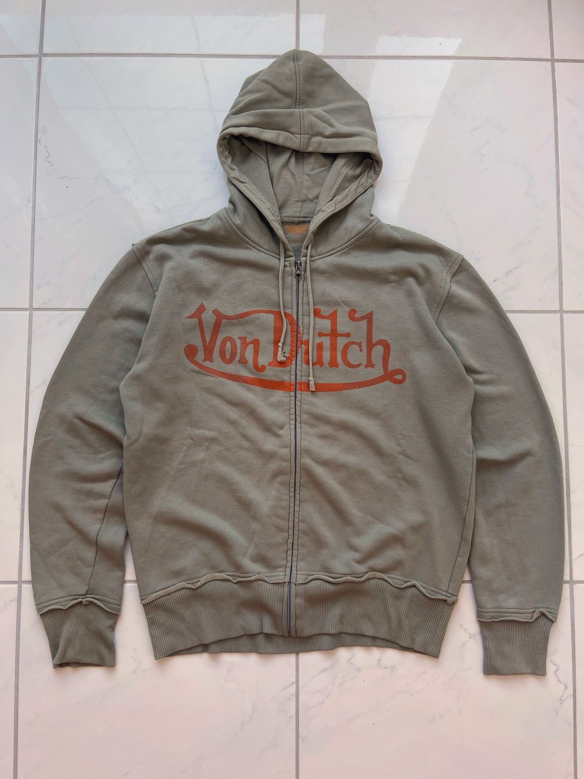 Japanese Brand × Von Dutch Vintage Y2K Von Dutch Race 13 Zip Up Hoodie Size US M / EU 48-50 / 2 - 2 Thumbnail
