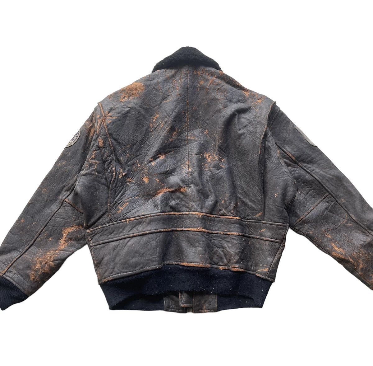 Avirex Avirex G-1 Flight Jacket ‘88 Vintage Leather US Navy Patches Size US M / EU 48-50 / 2 - 6 Thumbnail