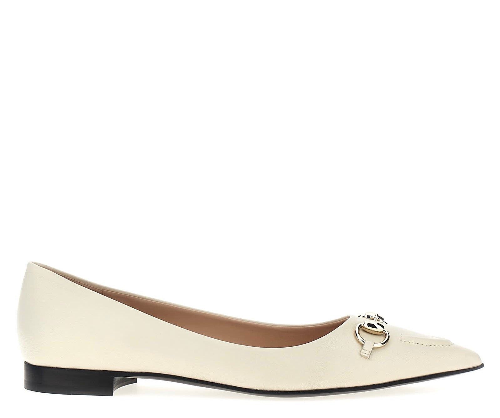 Gucci Gucci Horsebit Leather Ballet Flats 37 Size ONE SIZE - 1 Thumbnail