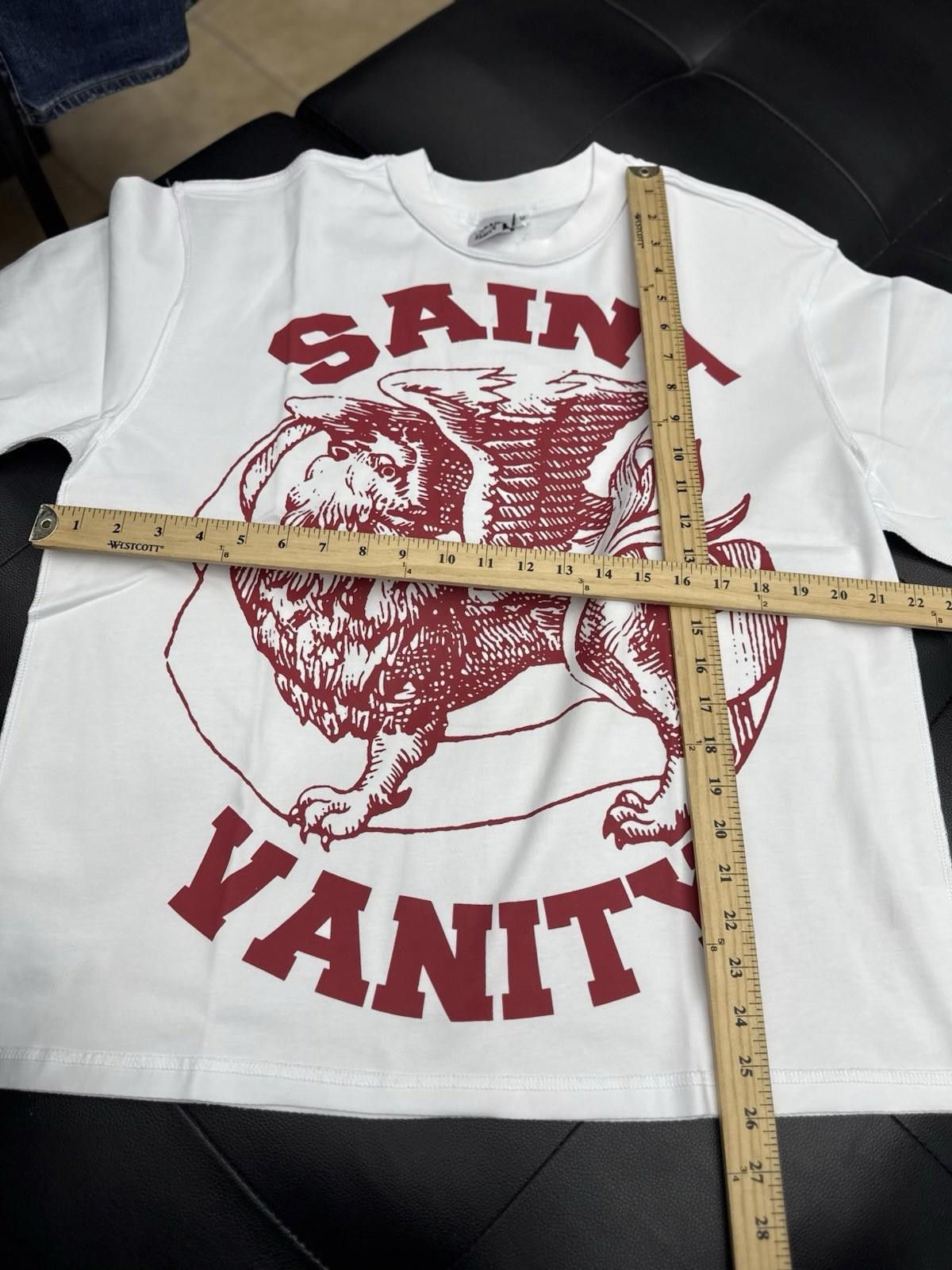 Saint Vanity Size (M) - Saint Vanity T-shirt Red Logo Authentic (NEW) Size US M / EU 48-50 / 2 - 7 Thumbnail