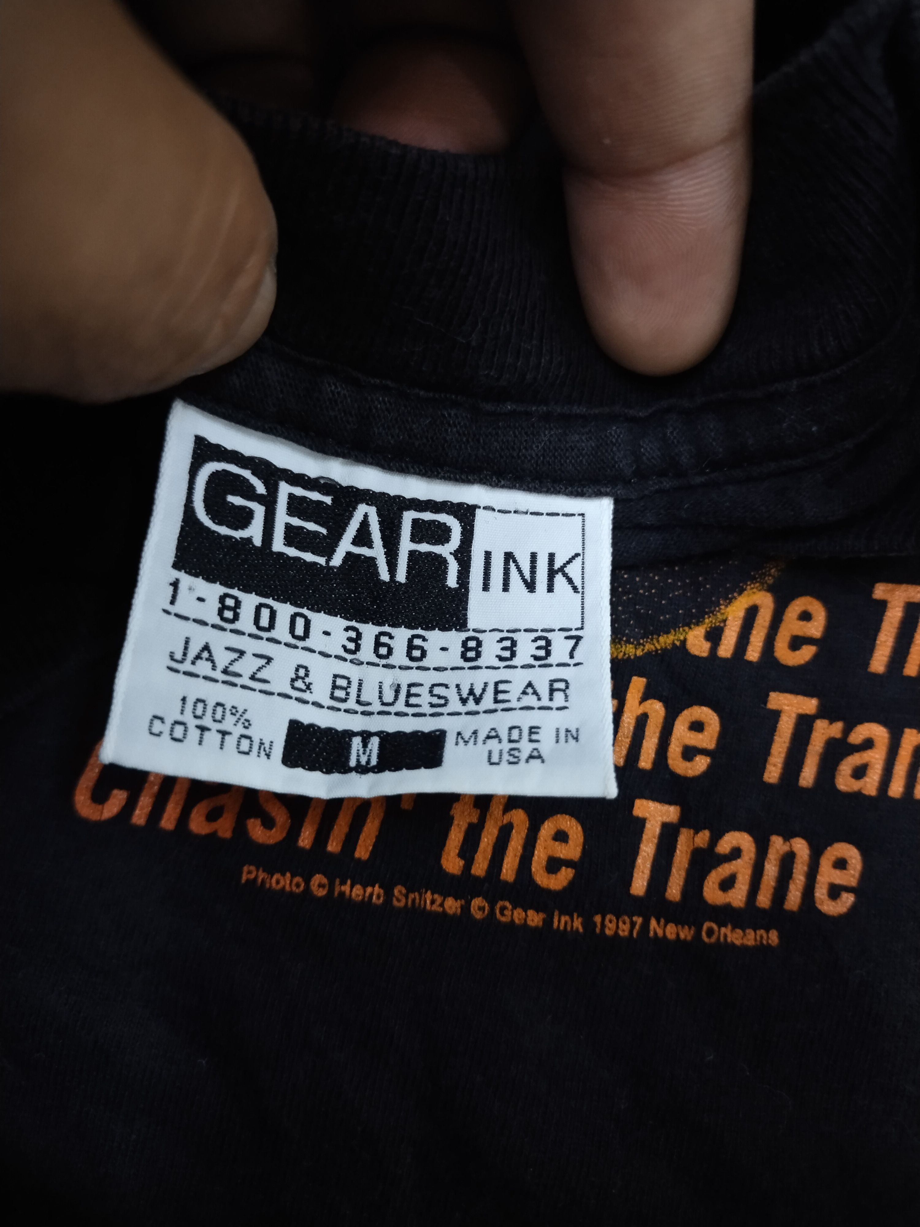 Vintage 97's Vintage John Coltrane Chasin' The Trane Tee Size US M / EU 48-50 / 2 - 10 Thumbnail