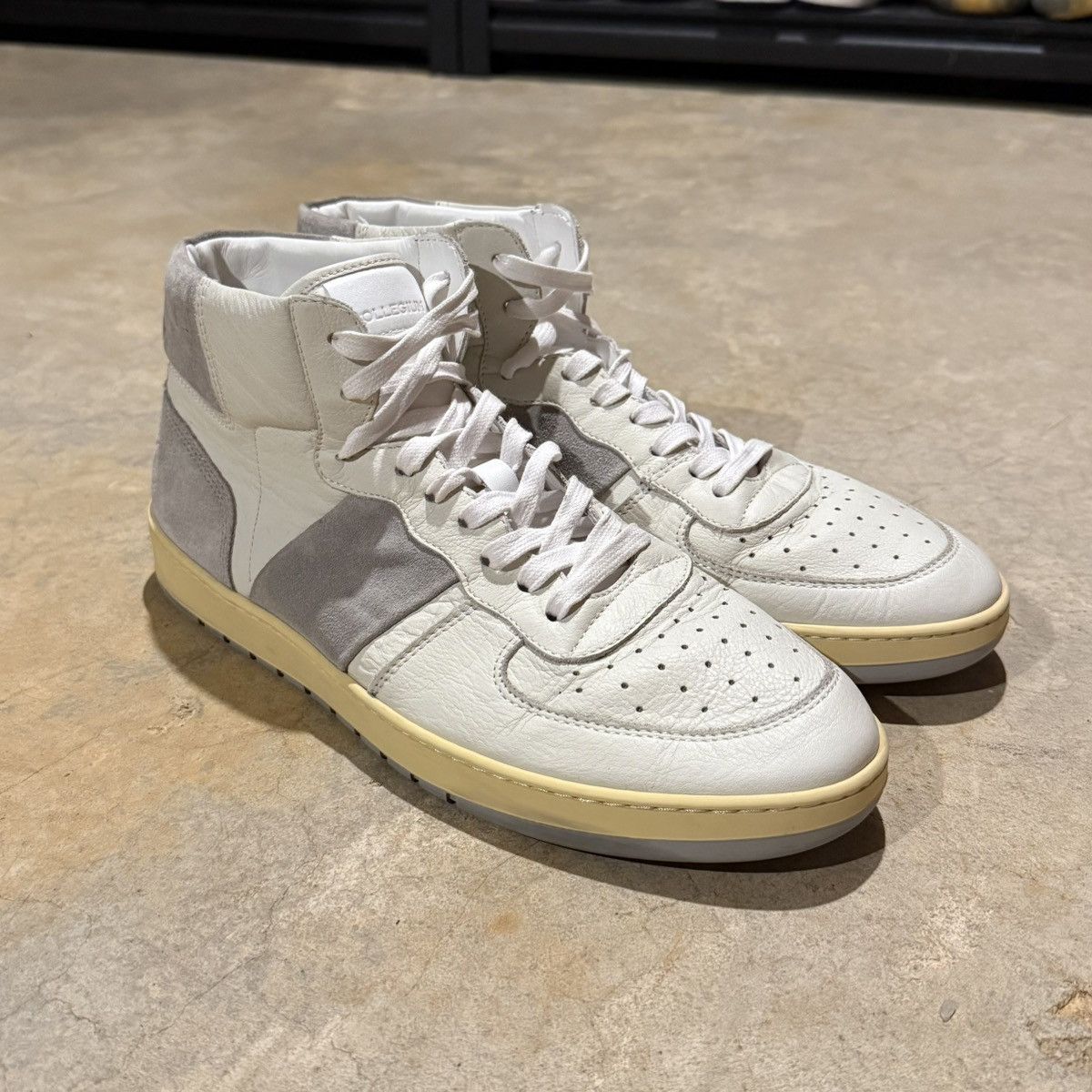 Collegium Collegium Pillar Destroyer High Platinum Suede US 13 Size US 13 / EU 46 - 10 Thumbnail