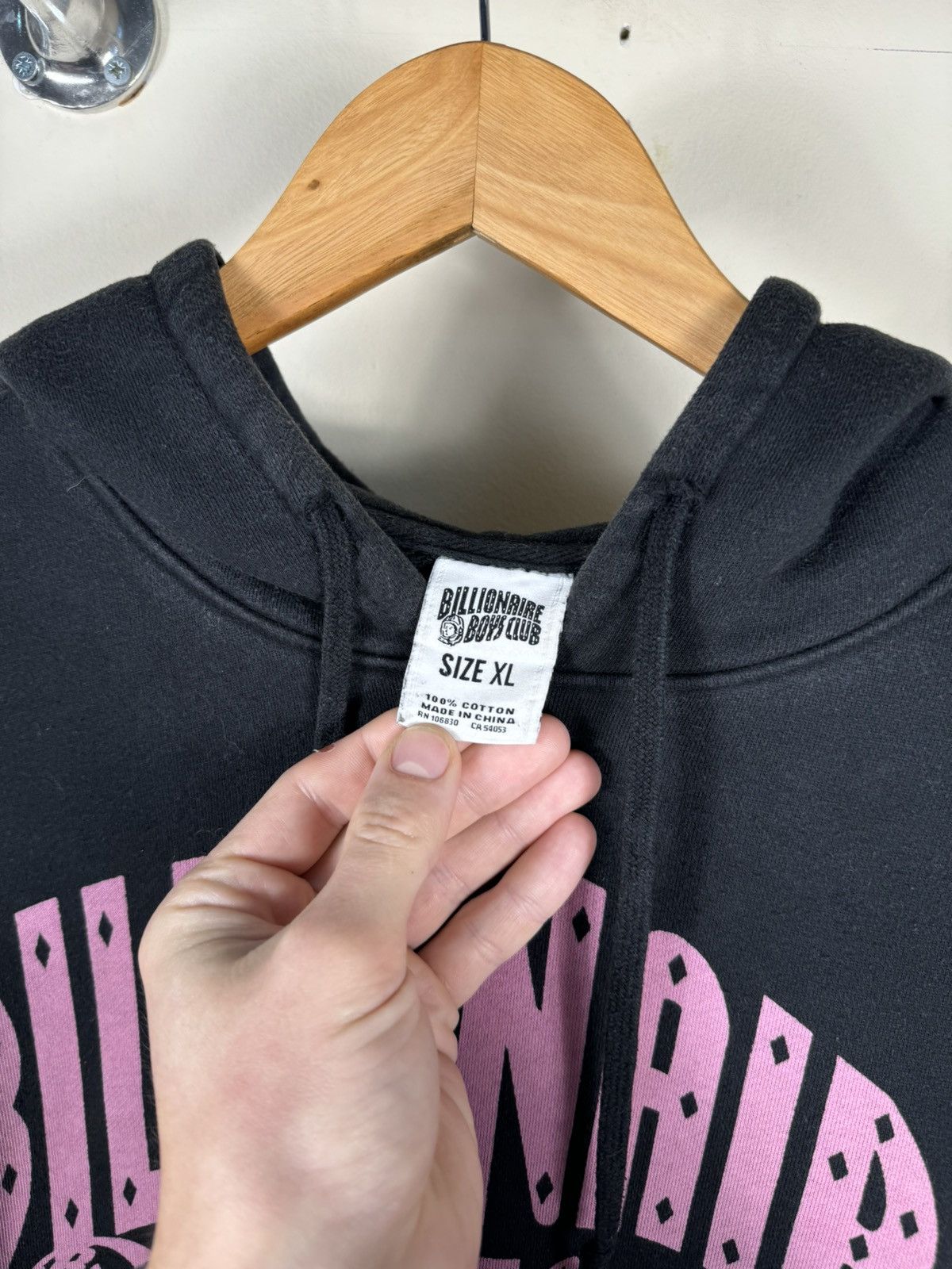 Billionaire Boys Club Billionaire Boys Club Pink Logo Hoodie Size US XL / EU 56 / 4 - 5 Thumbnail