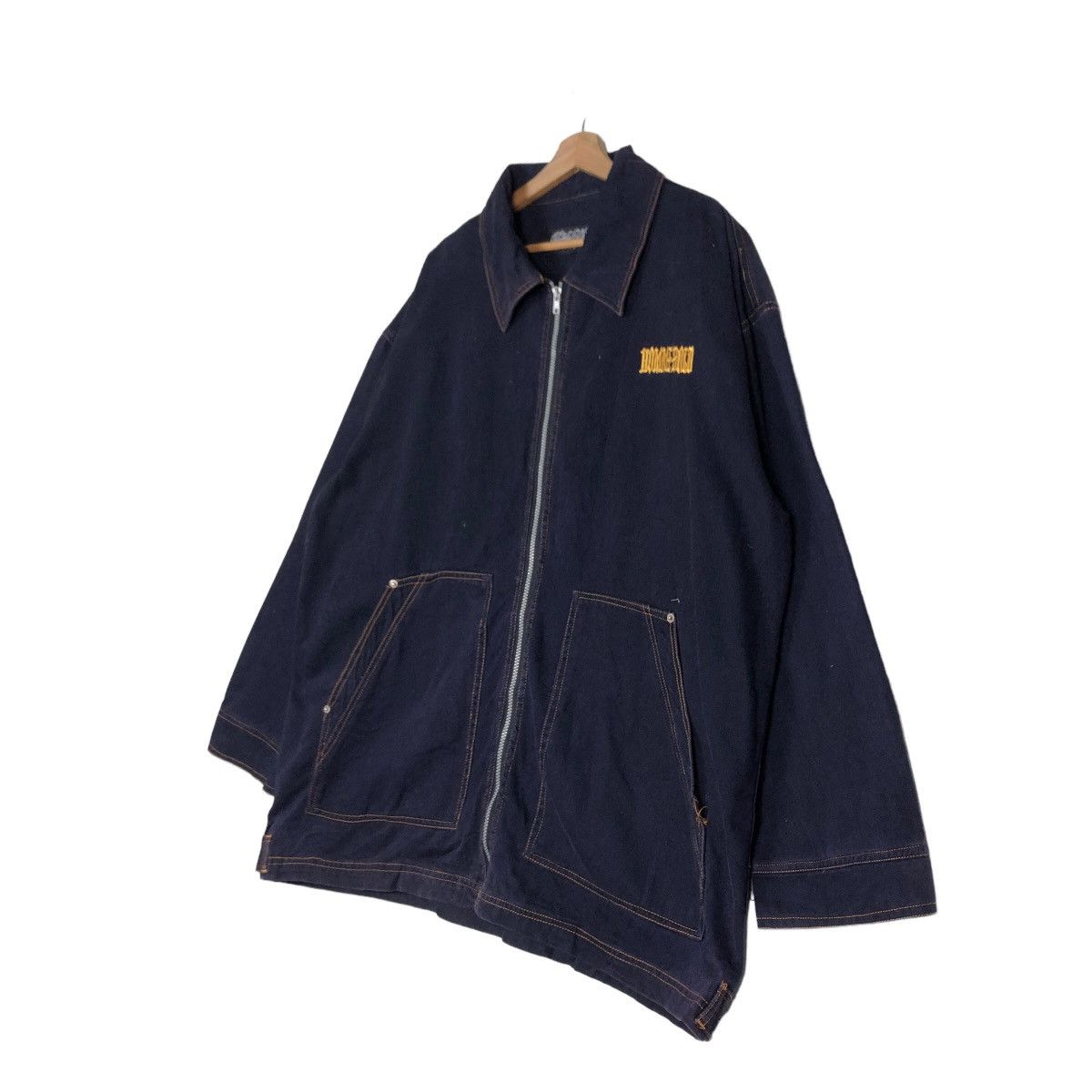 Hysteric Glamour 🔥Oversized Jacket Chore Homme Bold Japan Big Logo Size US L / EU 52-54 / 3 - 2 Thumbnail