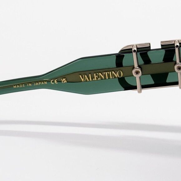 Valentino NEW VALENTINO SUNGLASSES VLS-166D GREEN WOMEN CAT EYE EYEWEA Size ONE SIZE - 8 Thumbnail
