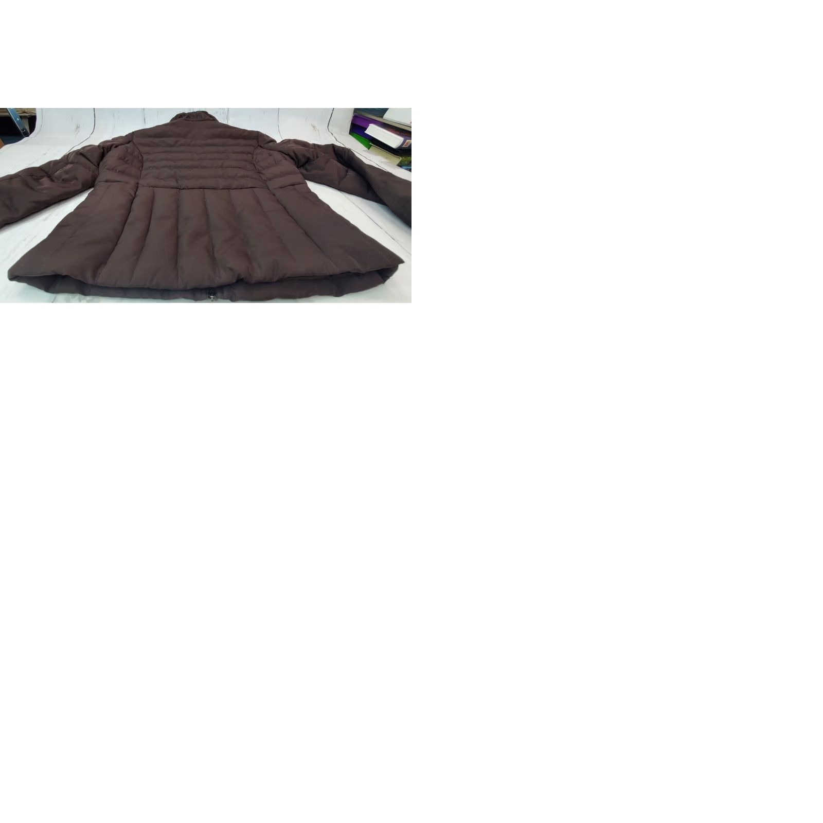 Kenneth Cole Kenneth Cole Reaction Women’s Down Puffer Jacket M Brown Full Zip Coat Jacket/Coat Size M / US 6-8 / IT 42-44 - 9 Thumbnail