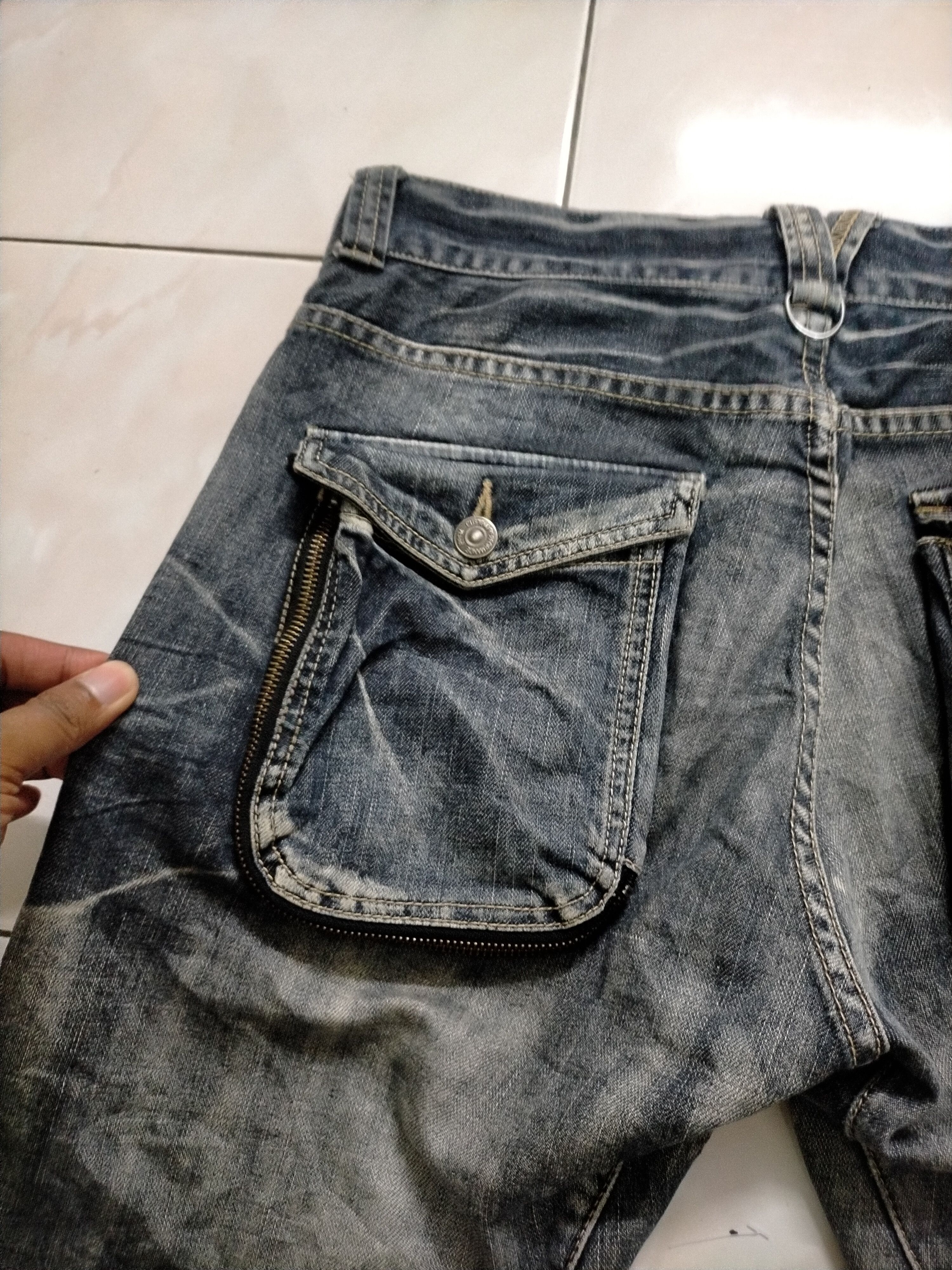 Japanese Brand × PPFM PPFM Mudwash Curved in Legs Denim Jeans Pant Size US 32 / EU 48 - 10 Thumbnail