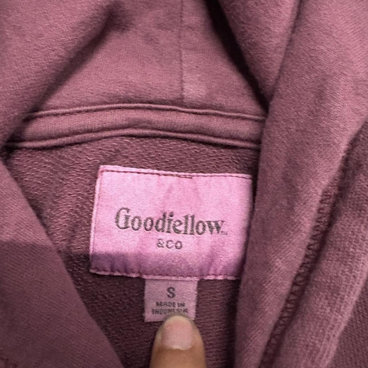 Japanese Brand × Vintage Crazy Vintage Y2K/2000s Blank Burgundy Red Essential Hoodie! Size US S / EU 44-46 / 1 - 3 Thumbnail