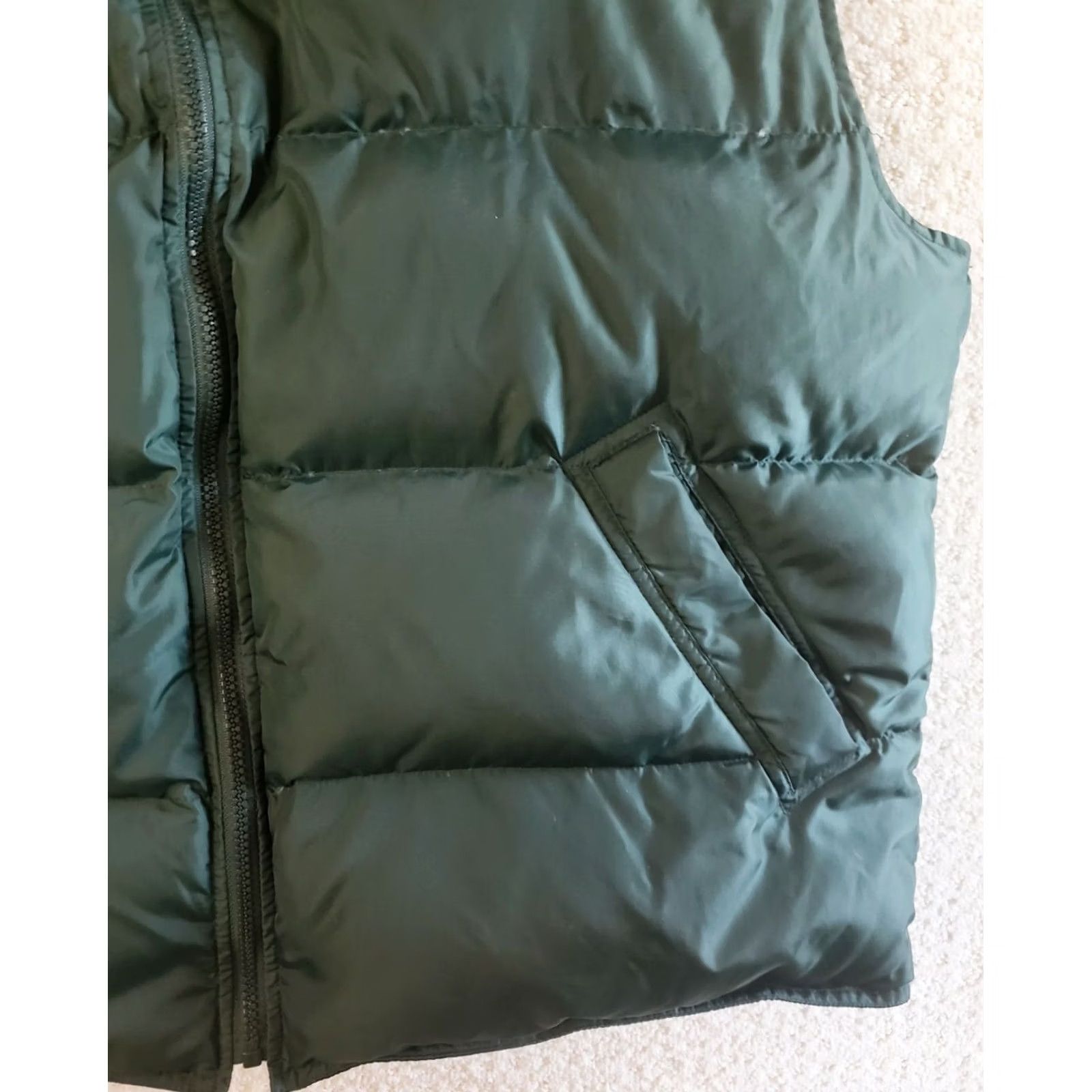 Vintage VINTAGE Gerry Vest Puffer Reversible Down Insulated Stand-Up Logo Green Black USA Mens L Size US L / EU 52-54 / 3 - 3 Thumbnail