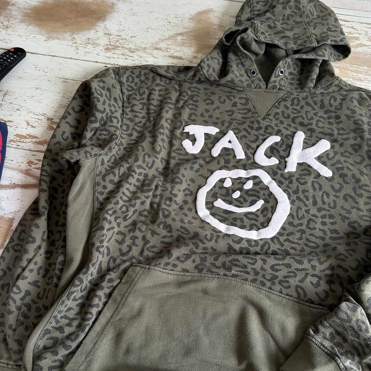 Vintage Green Leopard Happy Jack Custom Puff Print Volcom Hoodie Size US XL / EU 56 / 4 - 3 Thumbnail