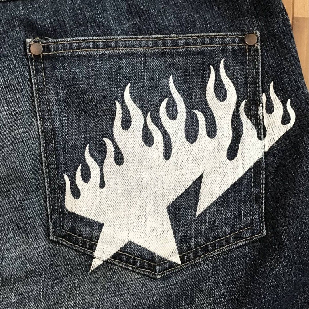 Bape Fire BAPE STA denim shorts a bathing ape star NIGO ★size M Size US 32 / EU 48 - 4 Thumbnail