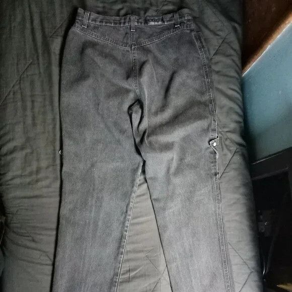 Other Vintage Rockies Denim Jeans High Rise Bareback Black 33/15 Size 33" - 8 Thumbnail