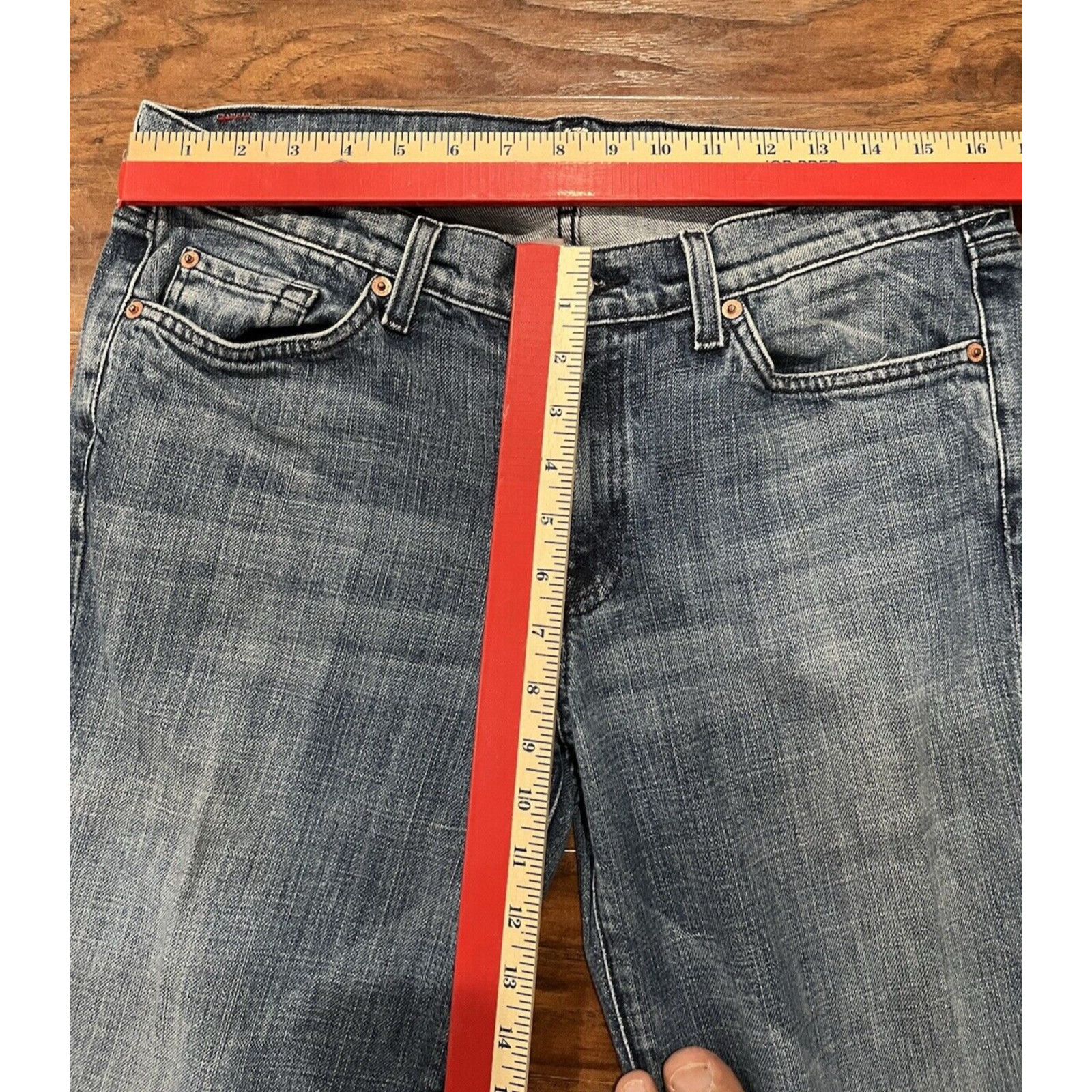 7 For All Mankind 7 For All Mankind Bootcut Jeans Size 33 BootcutU075055U-055U Size 33" - 2 Thumbnail