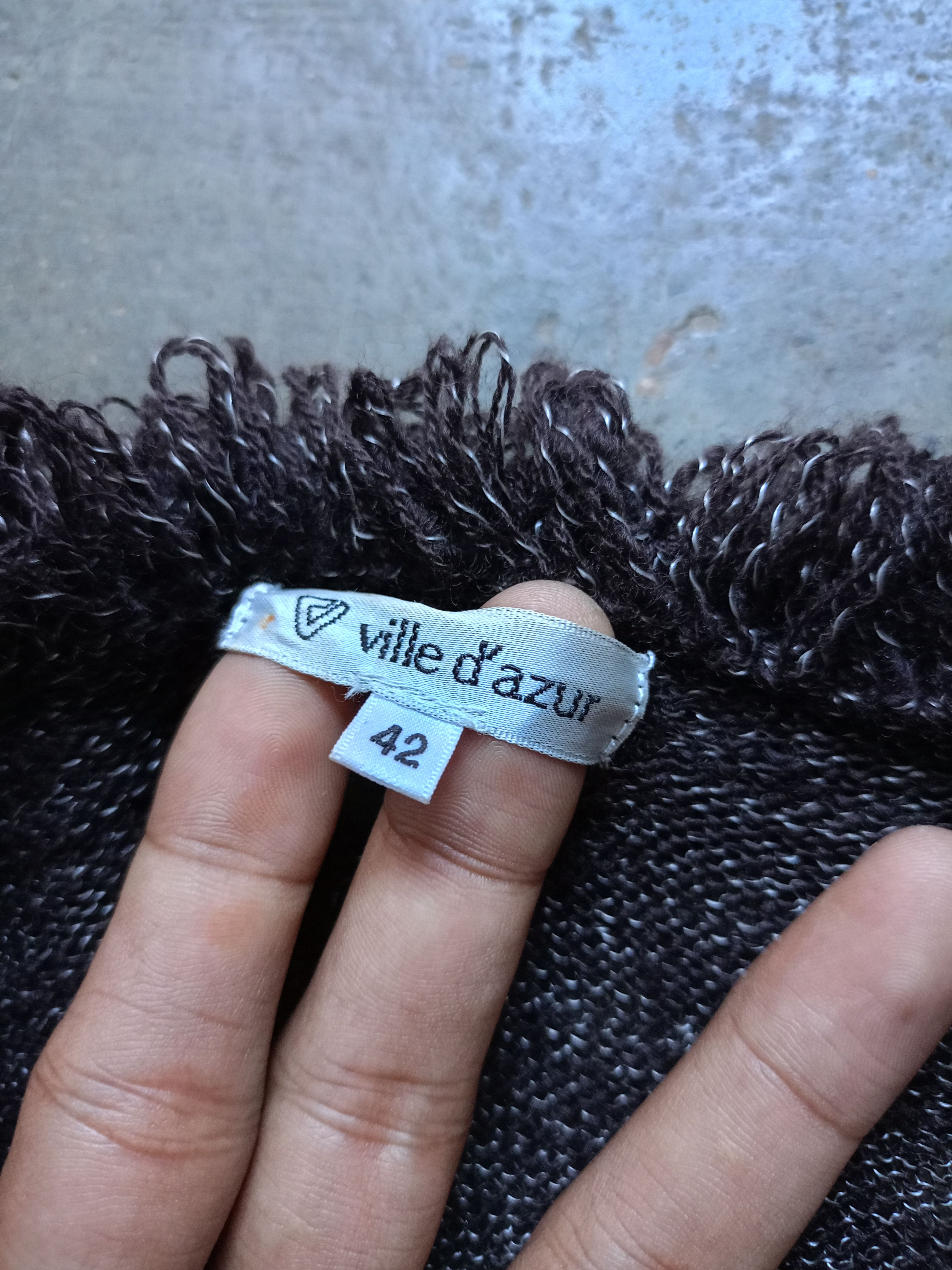 Japanese Brand Ville d azur knit Cardigan Size M / US 6-8 / IT 42-44 - 7 Thumbnail