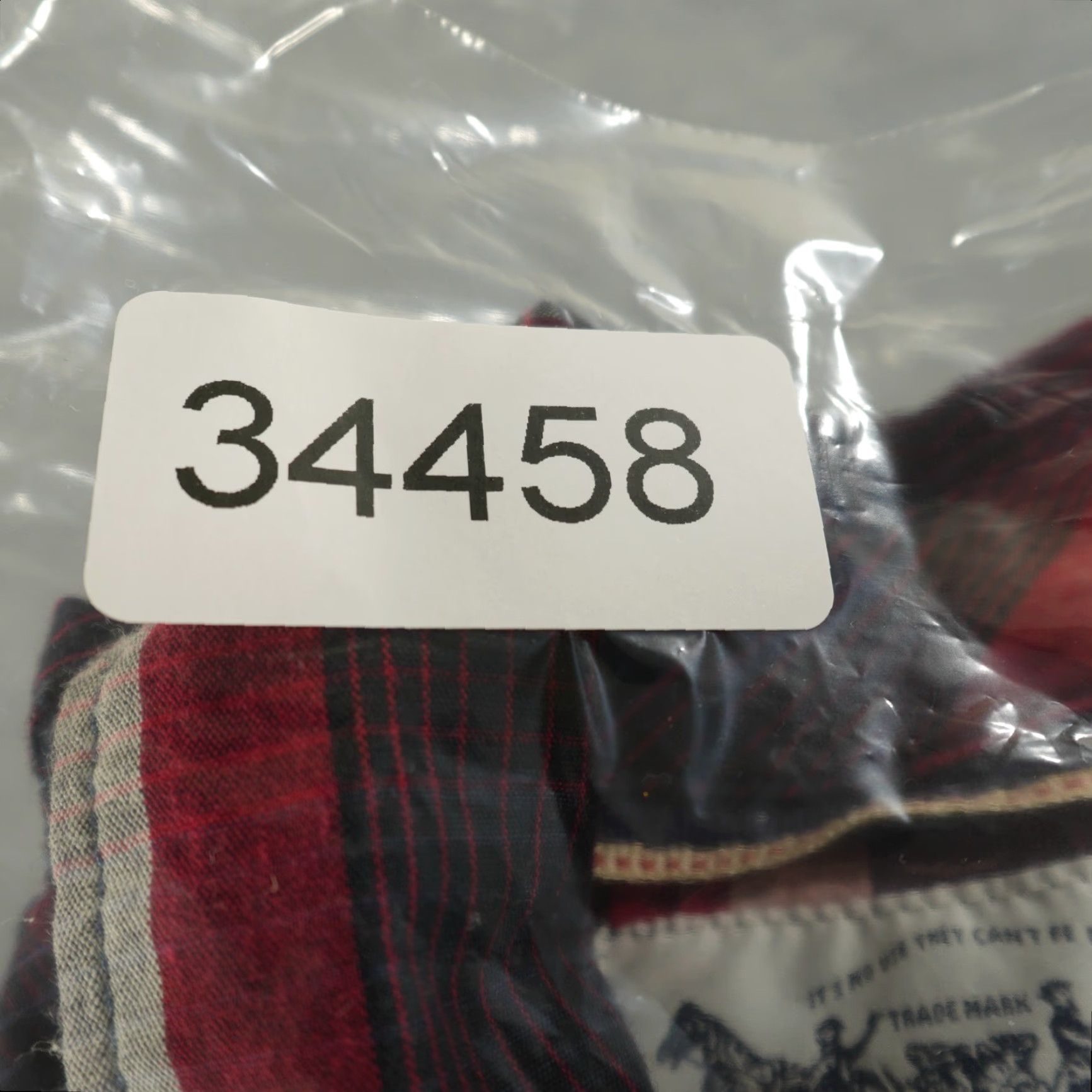 Levi's Levi Strauss Western Shirt Mens Medium Red Navy Blue Plaid Pearl Snap Long Sleeve Casua​l Workwear Ranchwear Buttons Pocket Yoke Collared Size US M / EU 48-50 / 2 - 7 Thumbnail
