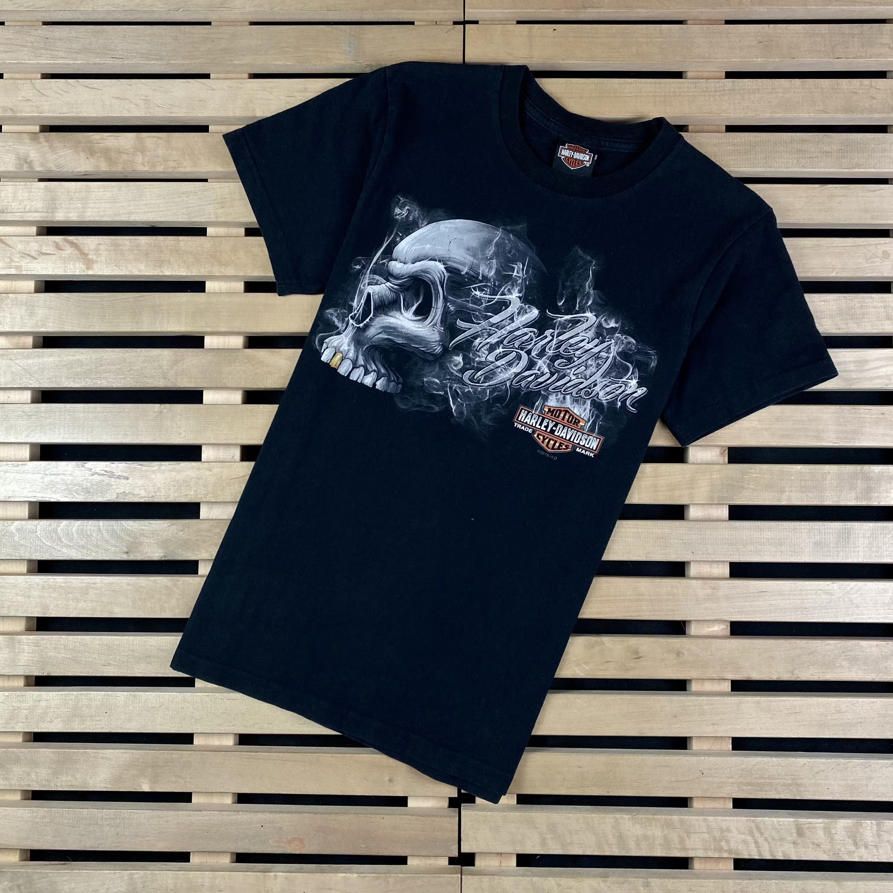 Band Tees × Harley Davidson × Vintage Mens Vintage T Shirt Harley Davidson Size S Size US S / EU 44-46 / 1 - 1 Thumbnail