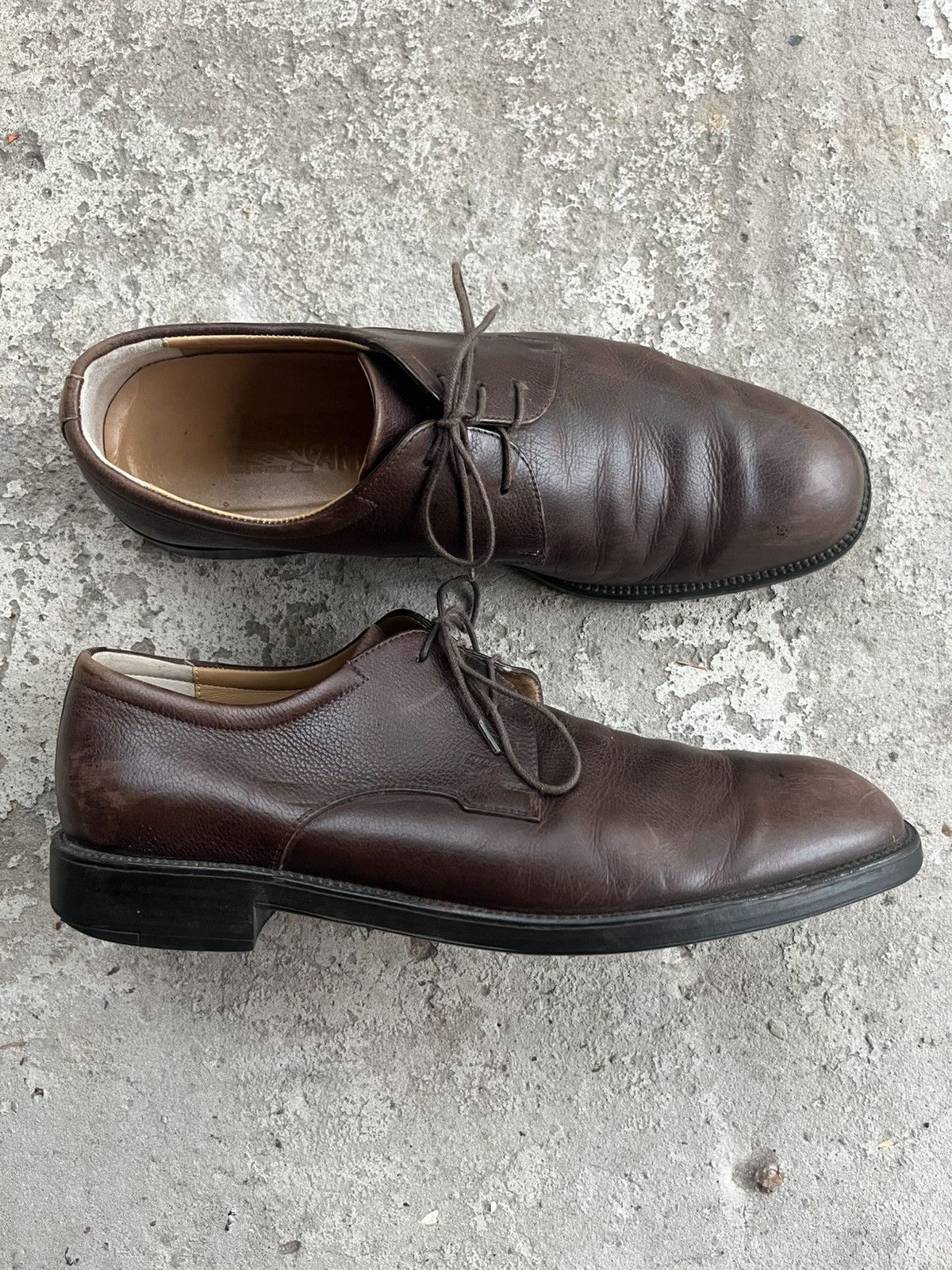 Salvatore Ferragamo Salvatore Ferragamo Lace Up Oxfords Leather Dress Shoes Size US 9 / EU 42 - 1 Thumbnail