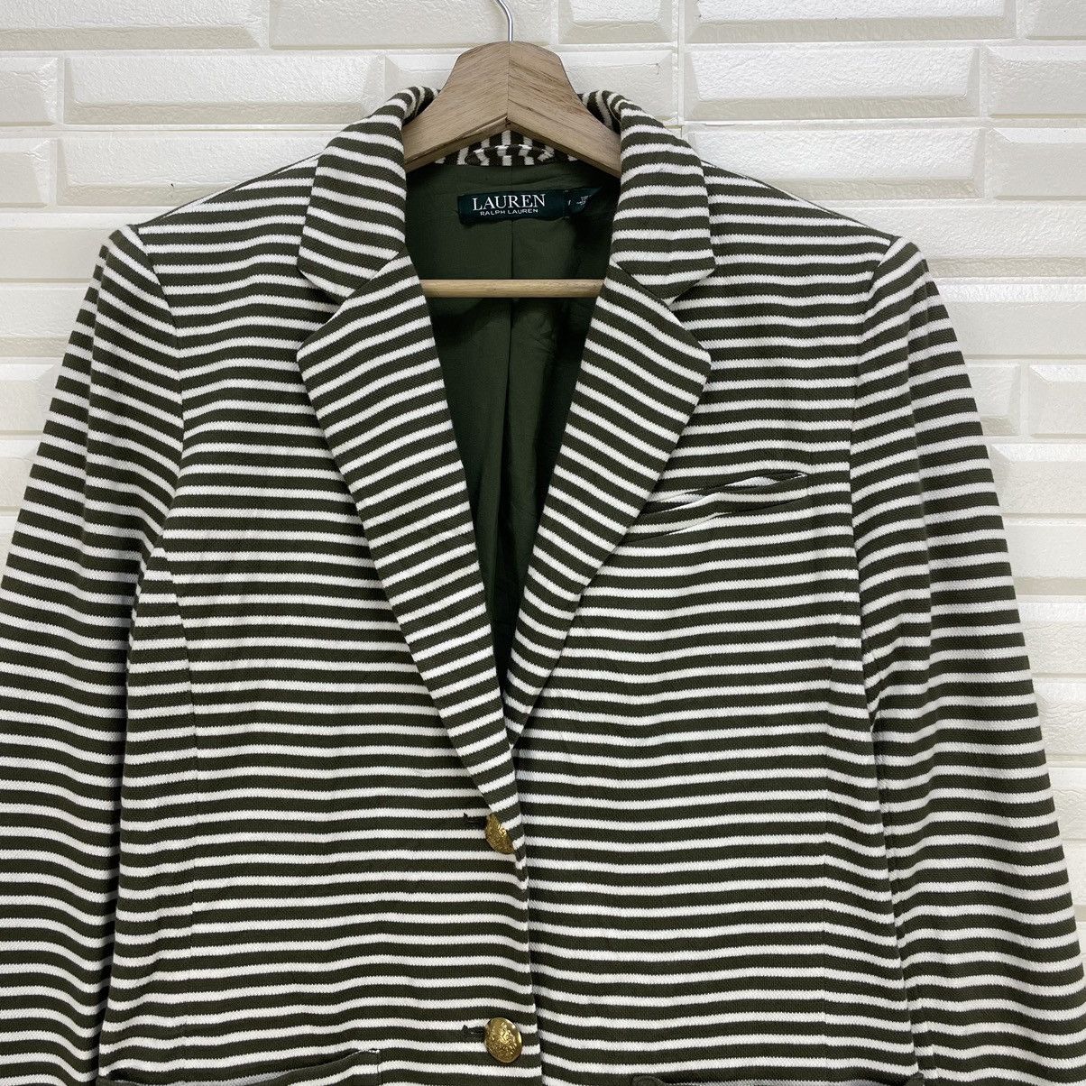 Designer × Polo Ralph Lauren × Ralph Lauren Polo Ralph Laure Stripes Jacket Size S / US 4 / IT 40 - 4 Thumbnail