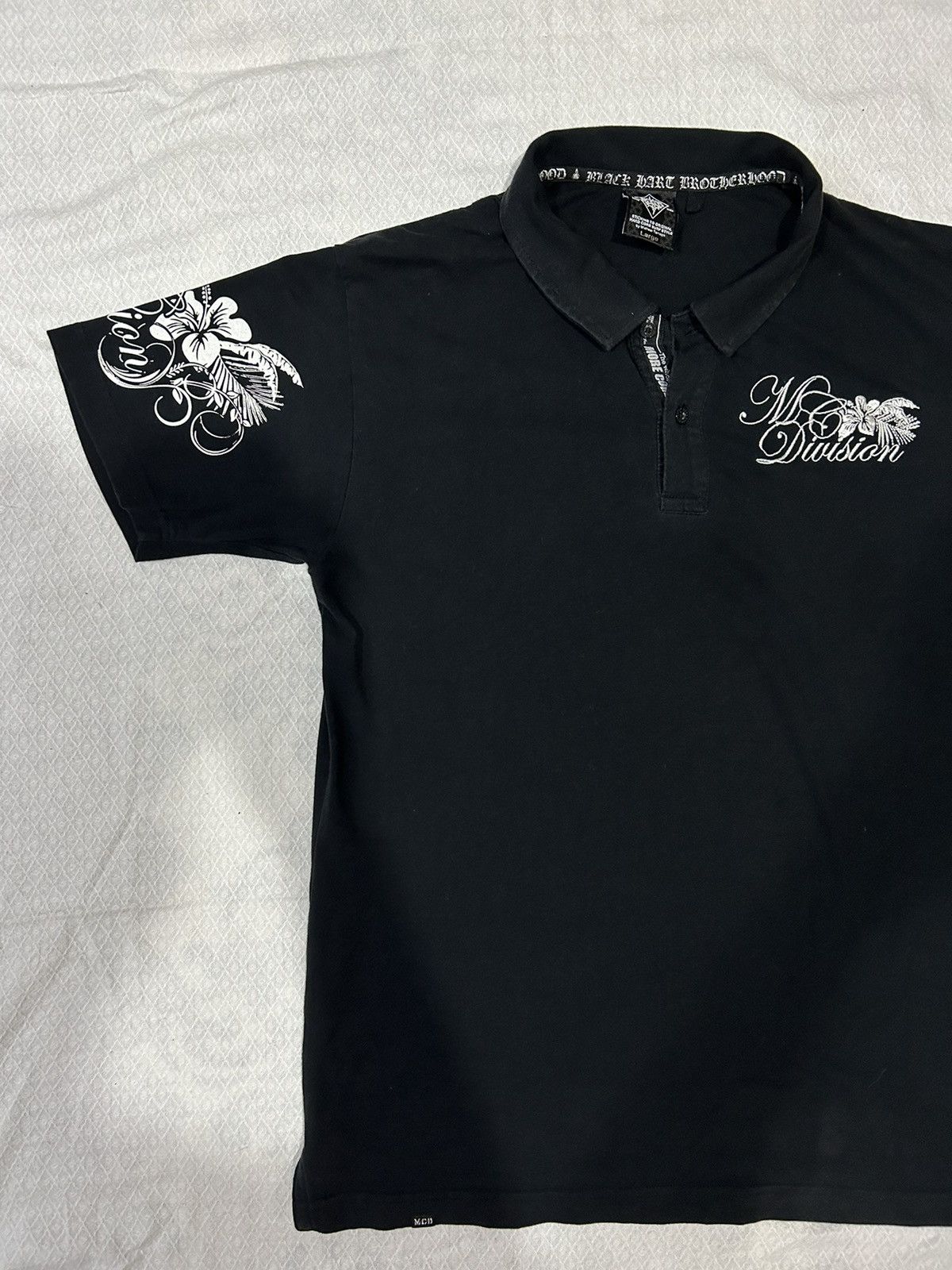 Japanese Brand More Core Division Poem Polo Shirt Size US L / EU 52-54 / 3 - 2 Thumbnail
