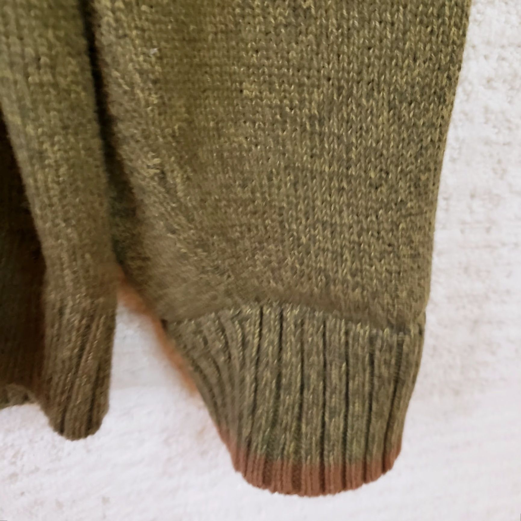 Olive Columbia Mens Size L Olive Green 1/4 Zip Pullover Sweater Knit Outdoors Mens Regular Size US L / EU 52-54 / 3 - 6 Thumbnail