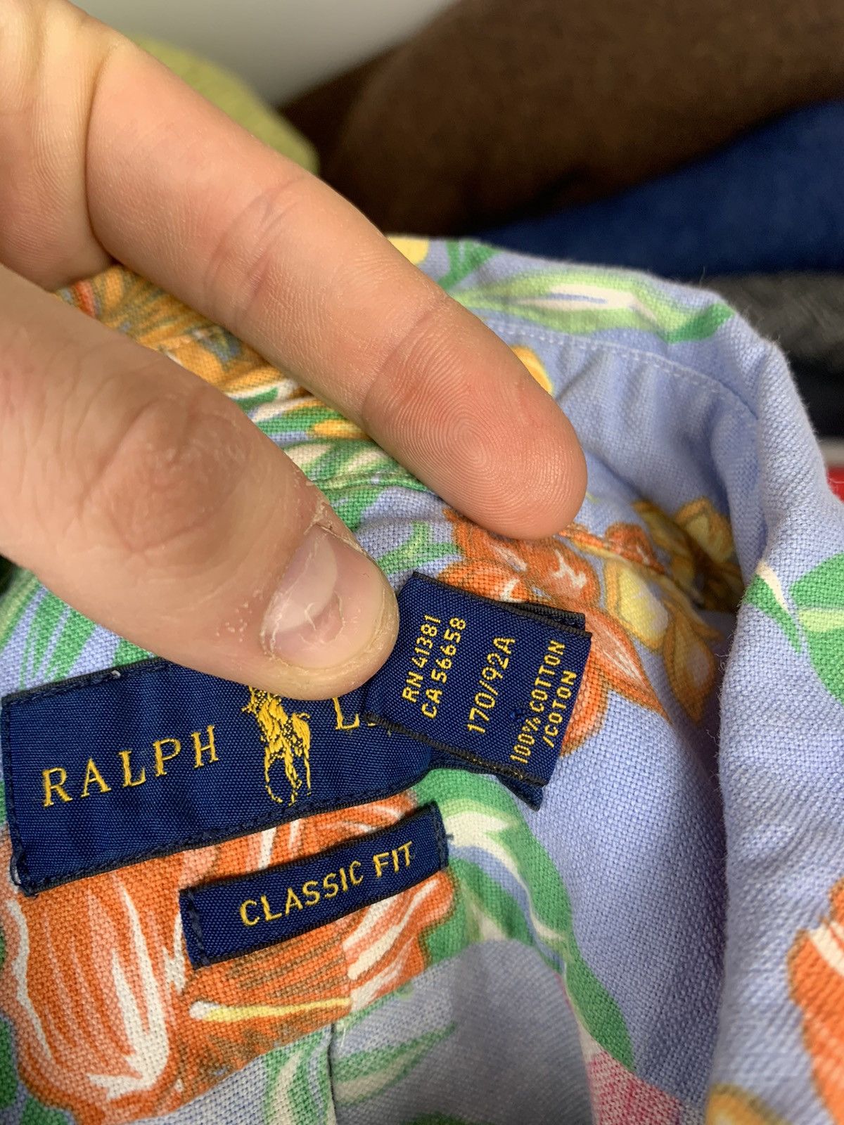 Polo Ralph Lauren Floral Short Sleeve Button Up Shirt
