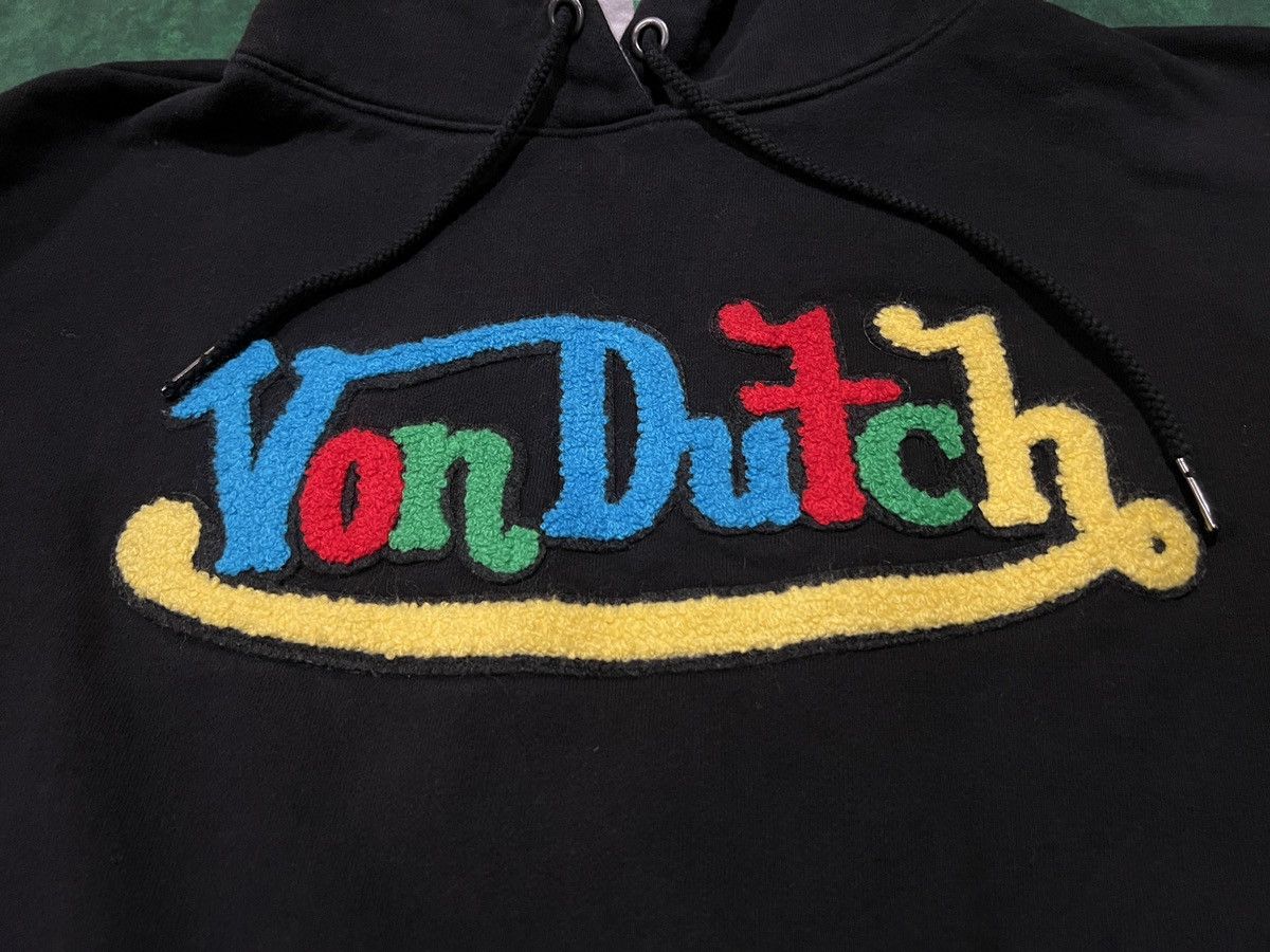 Von Dutch Von Dutch - Embroidered Polka Dot Lined Hoodie Sweatshirt Size US M / EU 48-50 / 2 - 3 Thumbnail